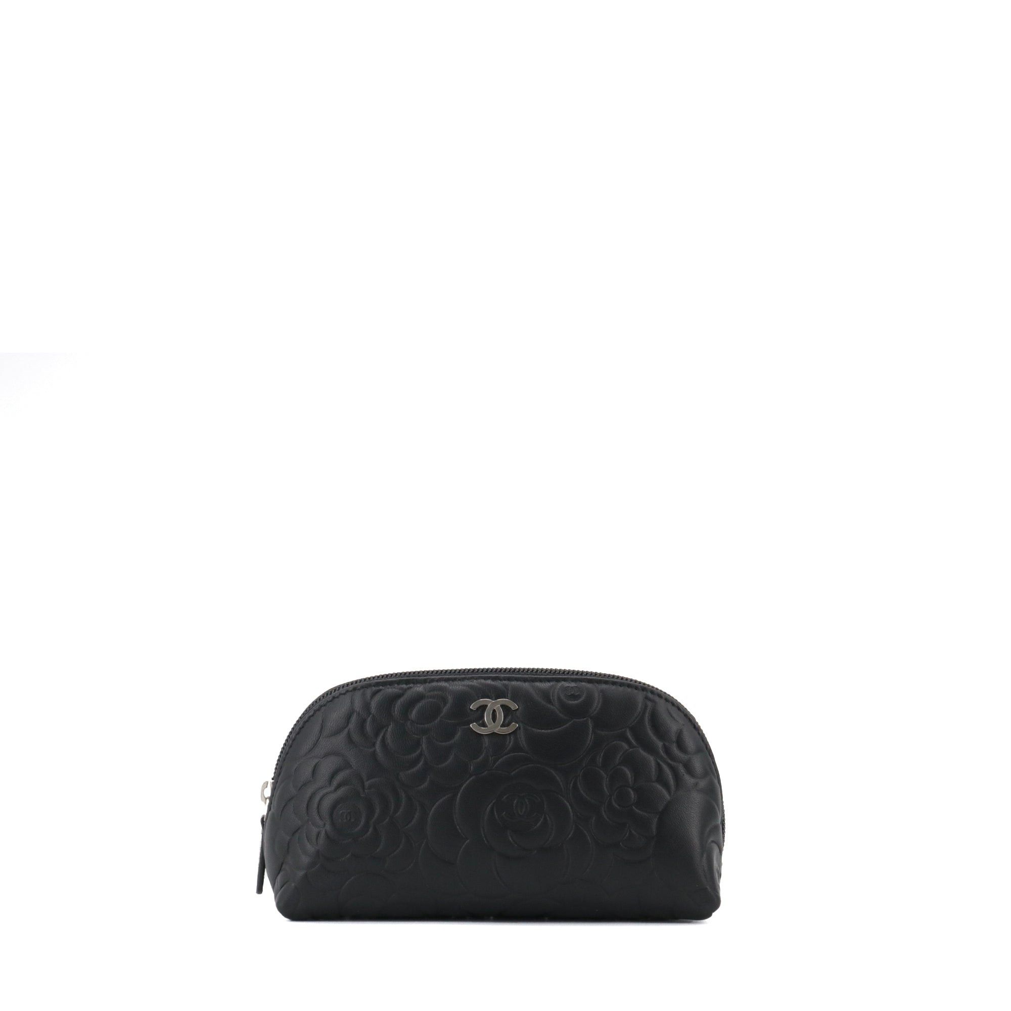 Chanel CHANEL - Chanel Camélia clutch in black leather Size ONE SIZE - 1 Thumbnail