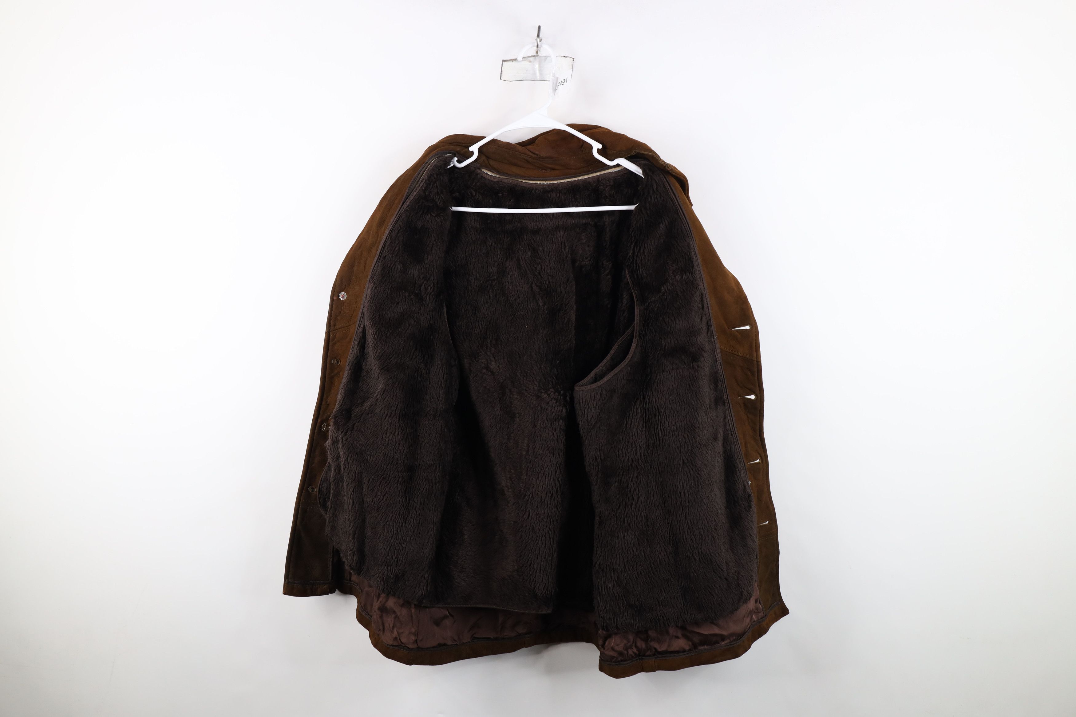 Vintage Vintage 60s Streetwear Suede Leather Rancher Jacket USA Size US XL / EU 56 / 4 - 11 Thumbnail