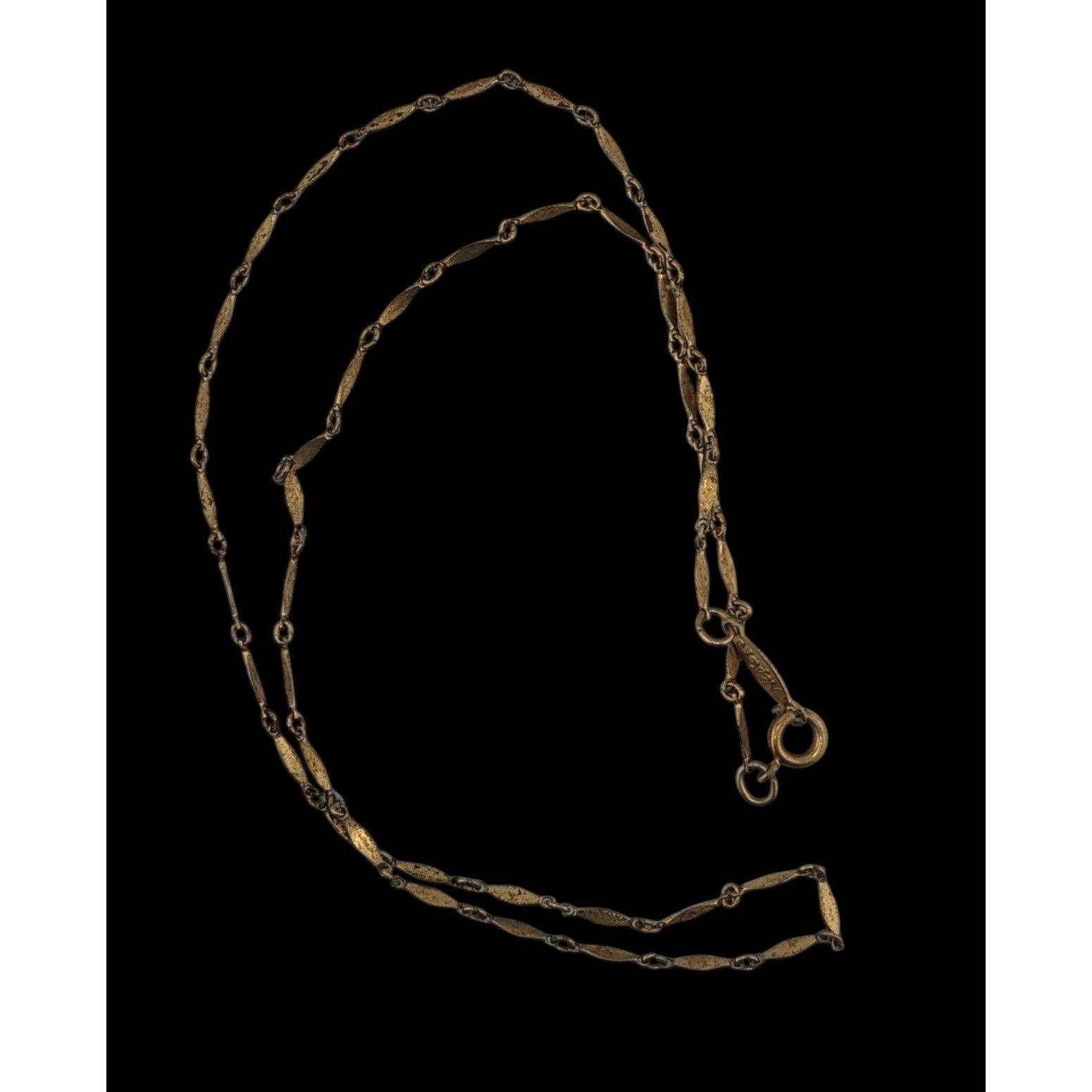 Other Vintage Minimalist Napier Dapped Link 16-Inch Necklace With Size ONE SIZE - 4 Thumbnail