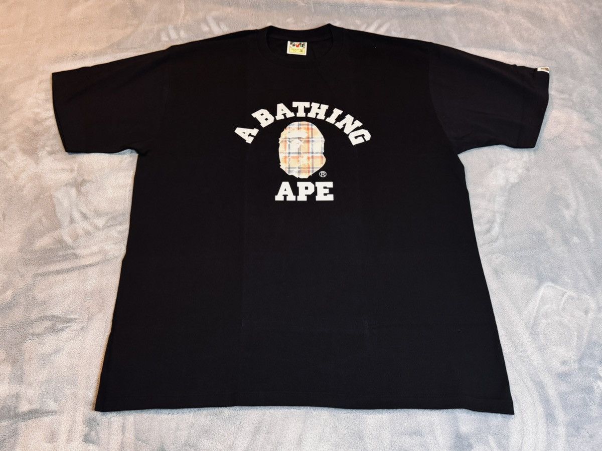 Bape Bape Bleached Check Tee Size XXL Size US XXL / EU 58 / 5 - 1 Thumbnail