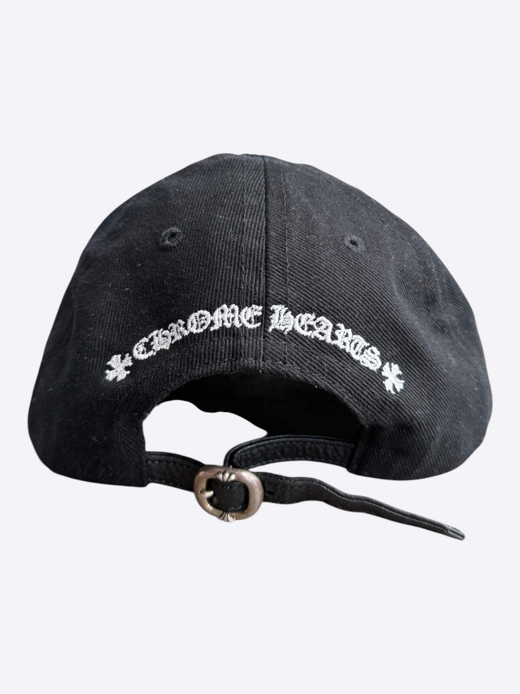 Chrome Hearts Chrome Hearts Matty Boy Black Embroidered Chomper Hat Size ONE SIZE - 3 Thumbnail