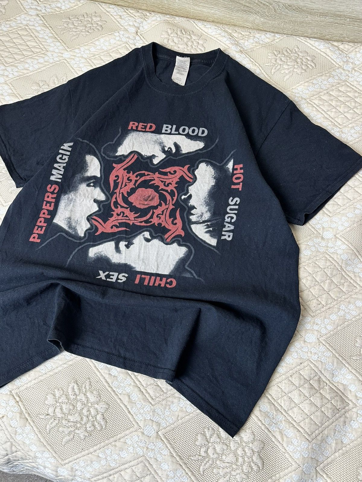 Band Tees 🔥 Red Hot Chili Peppers Blood Sugar Sex Magik Tee Shirt Y2K Size US L / EU 52-54 / 3 - 1 Thumbnail