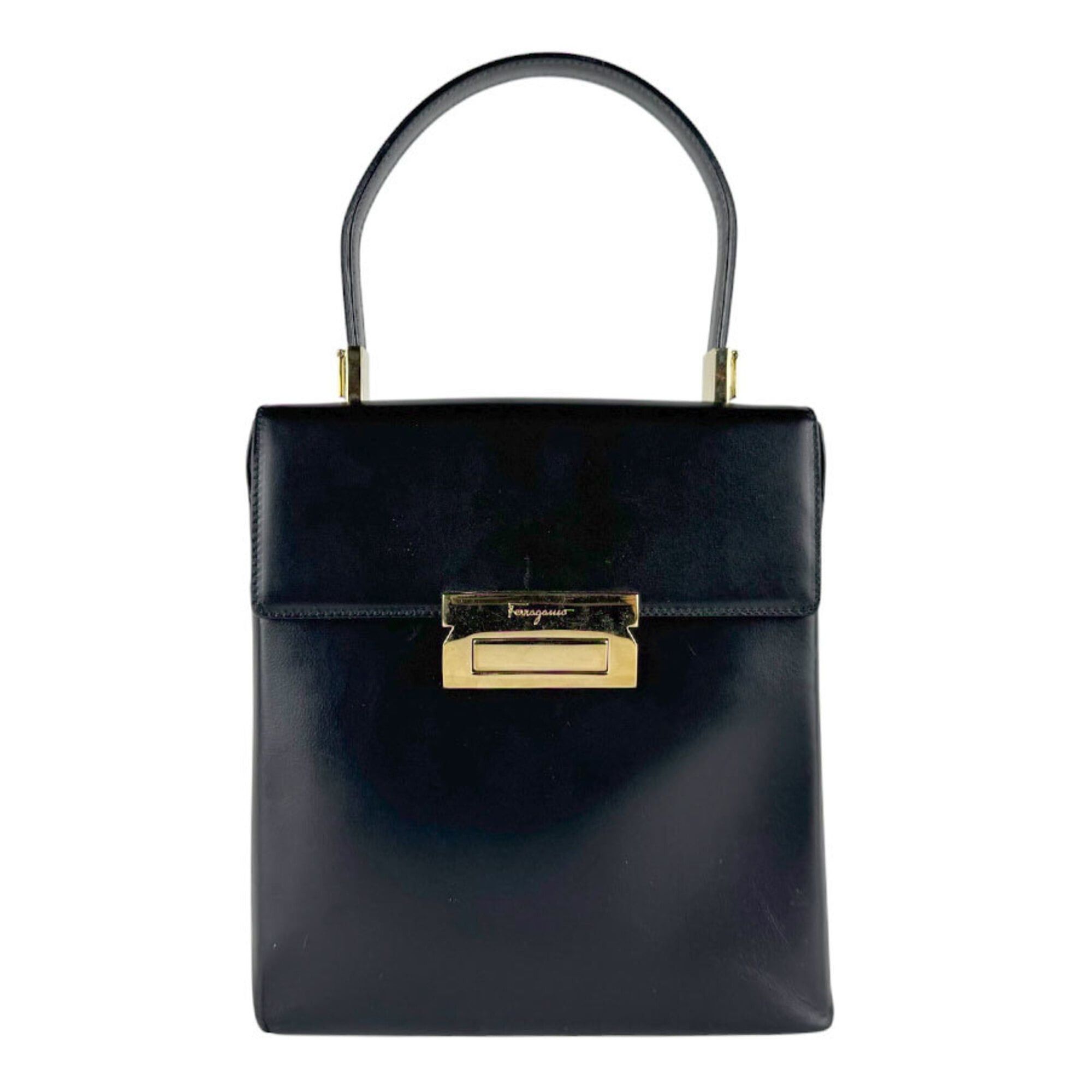 Salvatore Ferragamo Salvatore Ferragamo handbag/shoulder bag, leather, black, women's, z9834 Size ONE SIZE - 1 Thumbnail