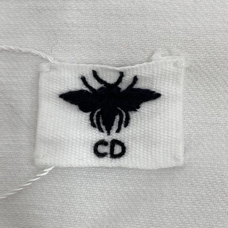 Dior Dior White logo bee embroidery cotton denim jacket 2503-Nex Size XS / US 0-2 / IT 36-38 - 7 Thumbnail