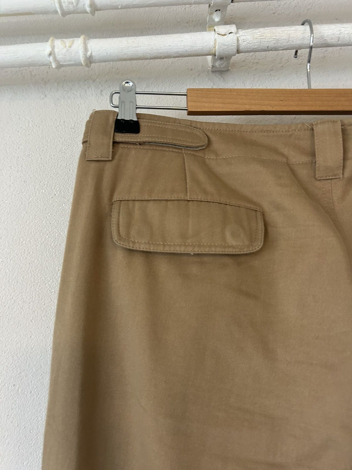 Brunello Cucinelli Brunello Cucinelli Tan Cotton Cargo Pants Size US 34 / EU 50 - 10 Thumbnail