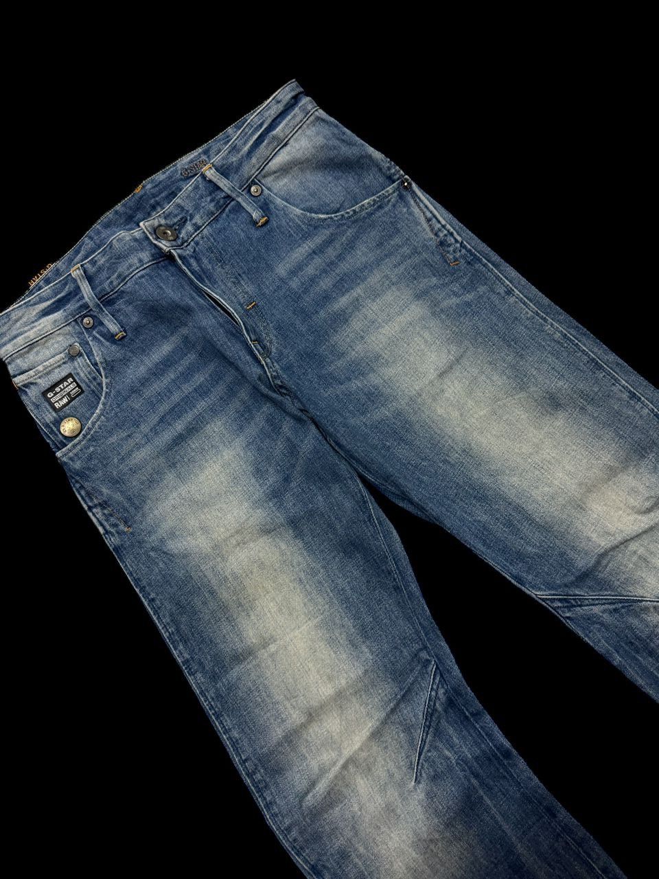 Tornado Mart G star Raw Punk Jeans Banana Insane Faded Style Size US 29 - 6 Thumbnail