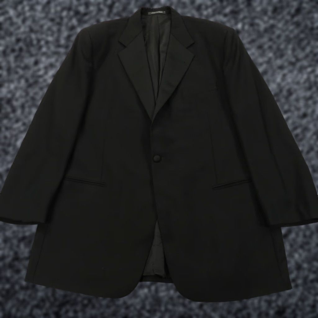 Lubiam Lubiam Blazer 1911 46L Super 100s Virgin Wool Formal Dinner Jacket Tuxedo Coat Size 46R - 1 Thumbnail