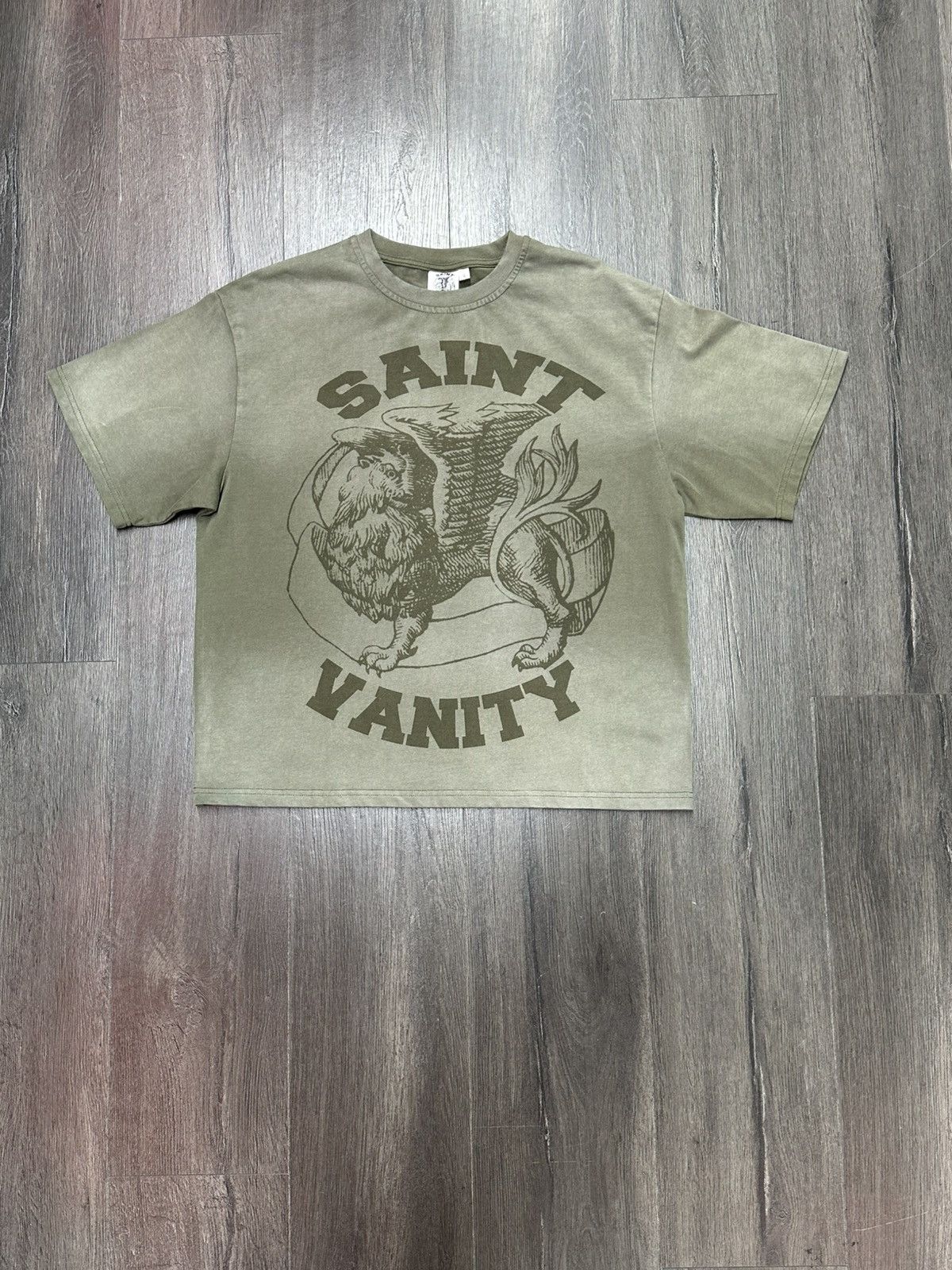 Saint Vanity Saint Vanity "Griffin" Olive T-Shirt size XL Size US XL / EU 56 / 4 - 1 Thumbnail