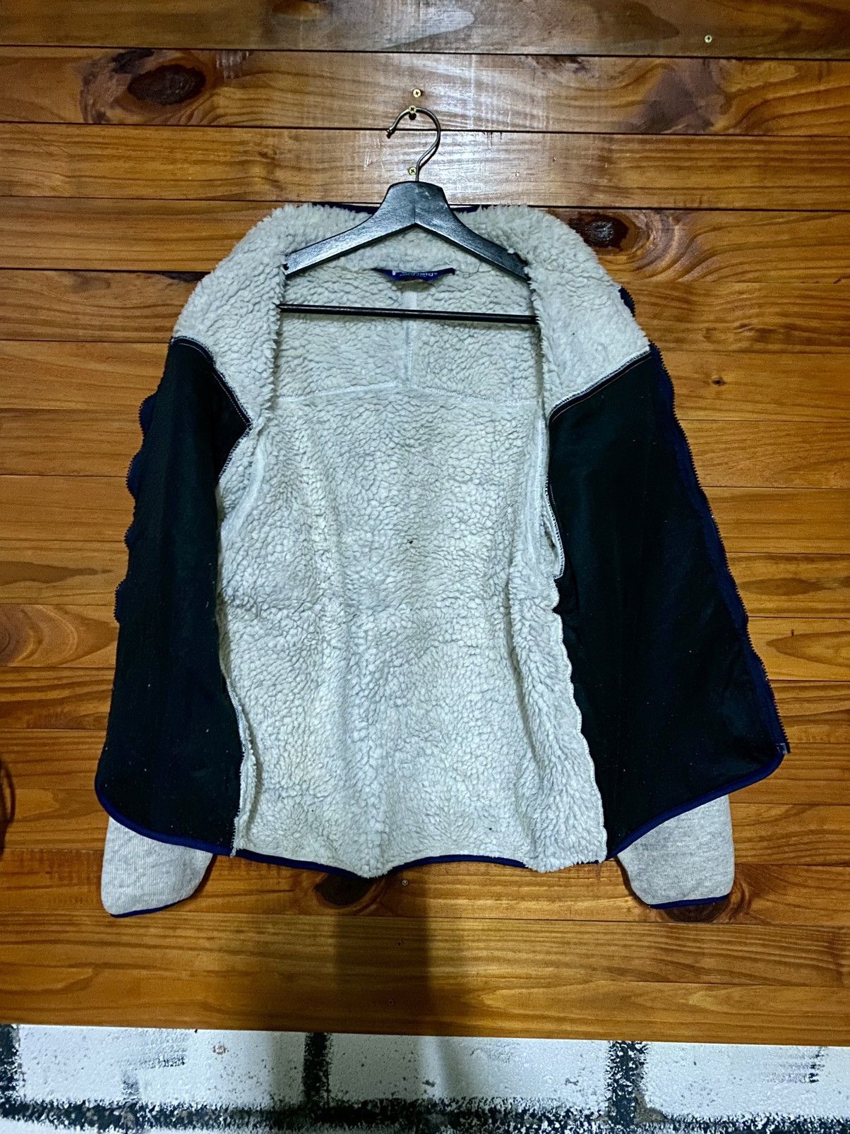 Penfield Vintage 90s Penfield Made in USA Sherpa Fleece Jacket – Gray Size US M / EU 48-50 / 2 - 7 Thumbnail