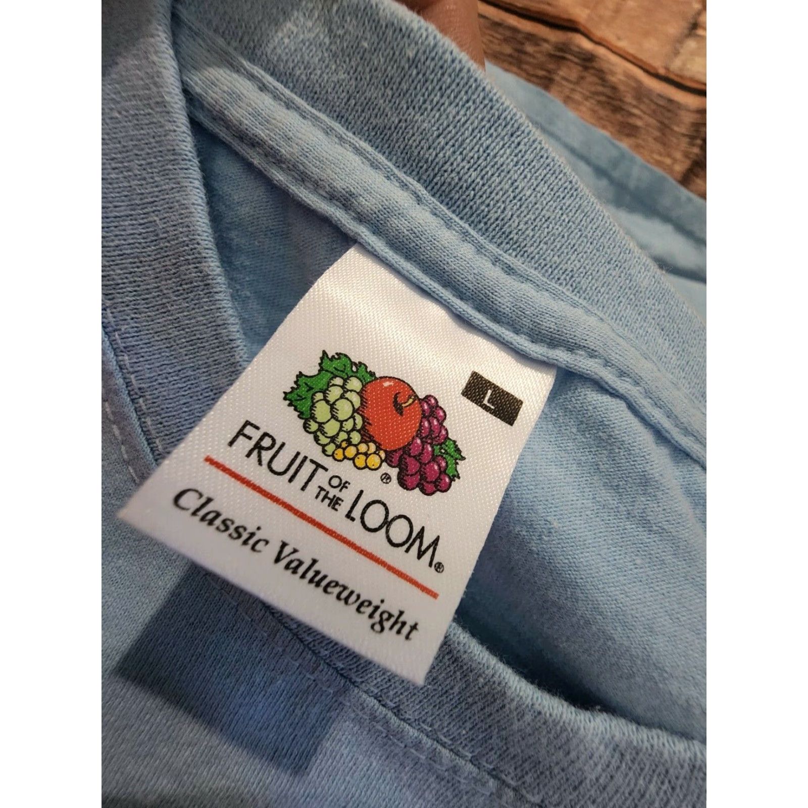 Fruit Of The Loom VINTAGE 1860 Munchen Graphic Tee Mens L Blue Short Sleeve Crew Neck Football Soccer T Shirt Size US L / EU 52-54 / 3 - 4 Thumbnail