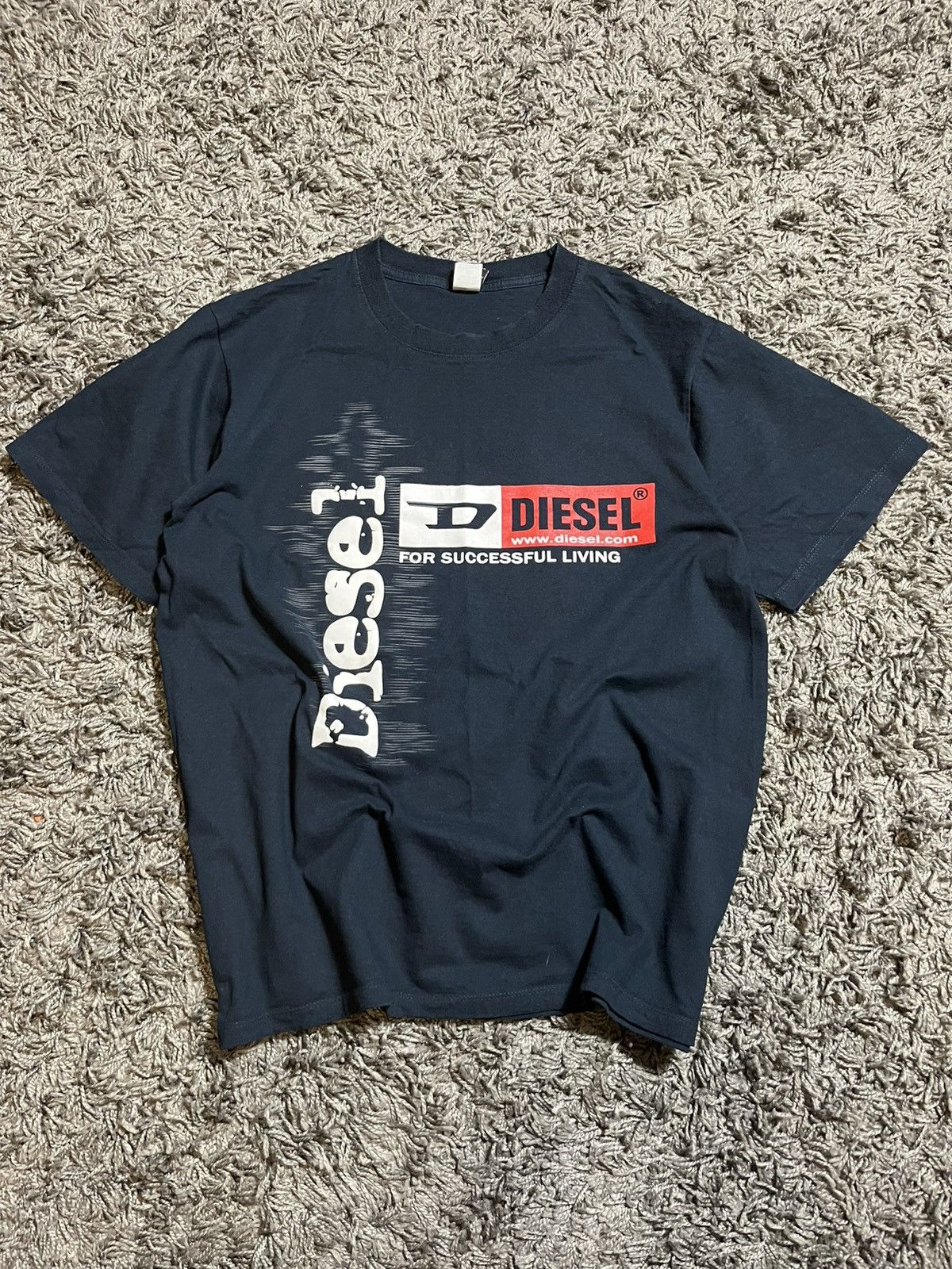 Diesel DIESEL VINTAGE Y2K FADED COTTON T-SHIRT Size US XL / EU 56 / 4 - 1 Thumbnail