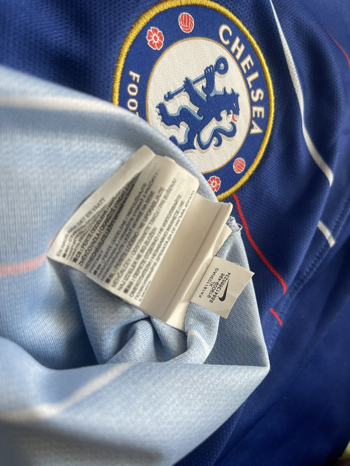 Chelsea Soccer × Nike Jersey Nike Chelsea 2018 Size US XL / EU 56 / 4 - 8 Thumbnail
