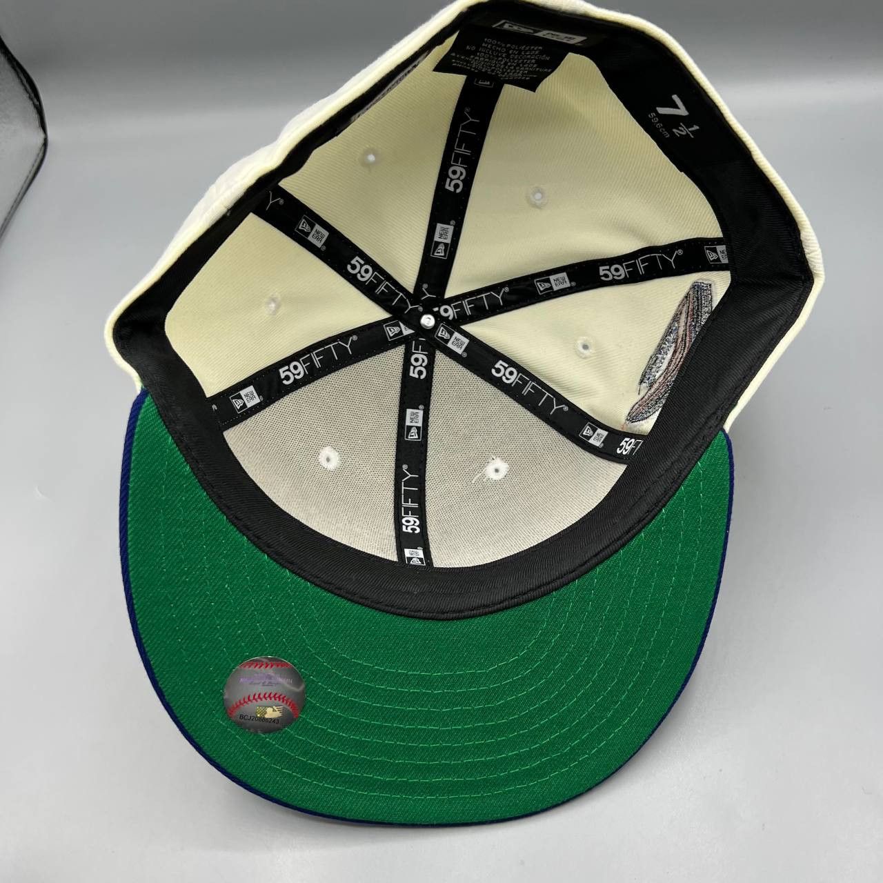 New Era Brooklyn LA Dodgers Hat Men 7 1/2 59Fifty New Era MLB Fitted Size ONE SIZE - 2 Thumbnail