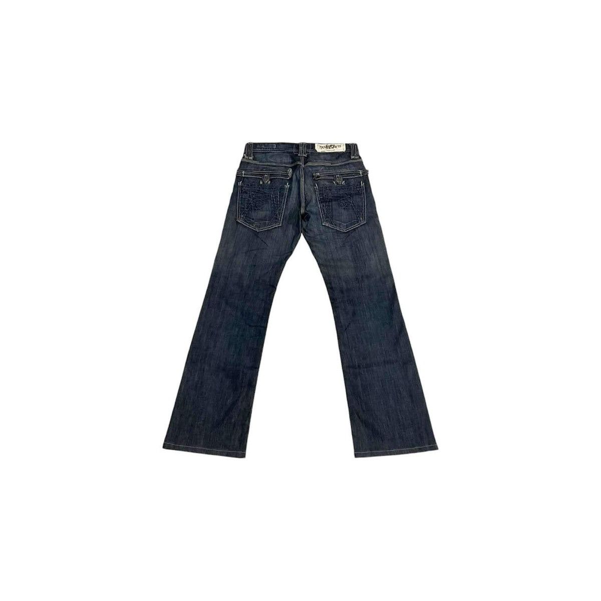 If Six Was Nine × Jimmy Taverniti × Le Grande Bleu (L.G.B.) 🔥Sick Y2K Taverniti Jeans Flared Denim Gimmick Pockets Size US 30 / EU 46 - 6 Thumbnail