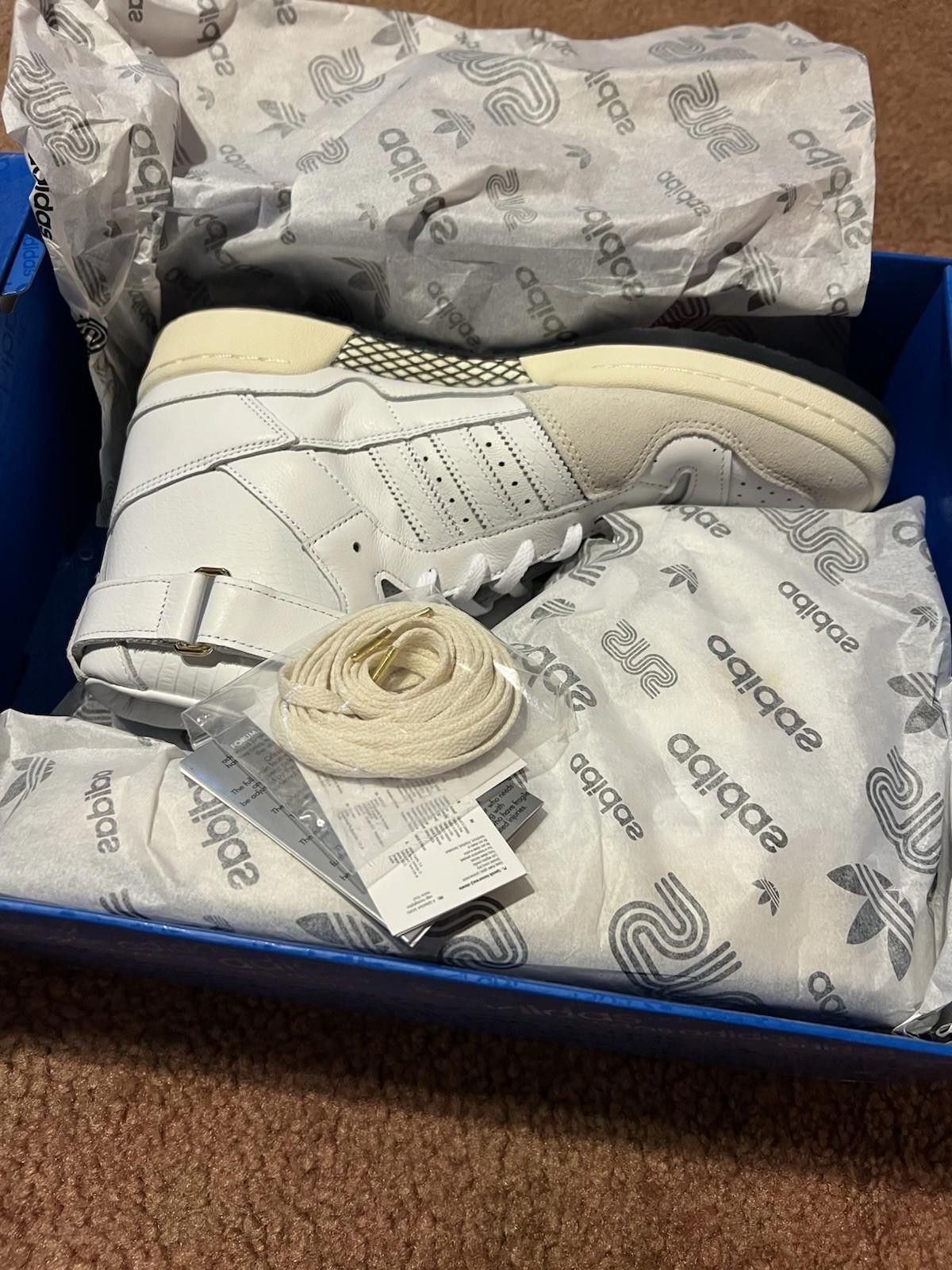 Adidas adidas Sneakersnstuff Forum 84 High White Legend Ink H67353 Size US 10.5 / EU 43-44 - 3 Thumbnail