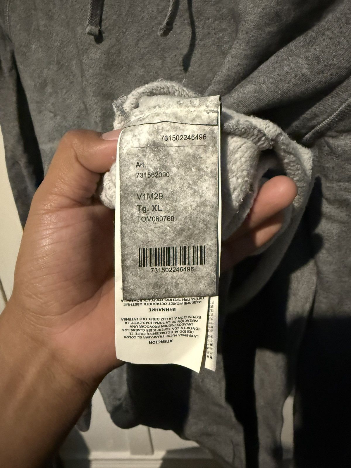 Stone Island Stone Island Dust Treatment Hoodie Size US XL / EU 56 / 4 - 7 Thumbnail