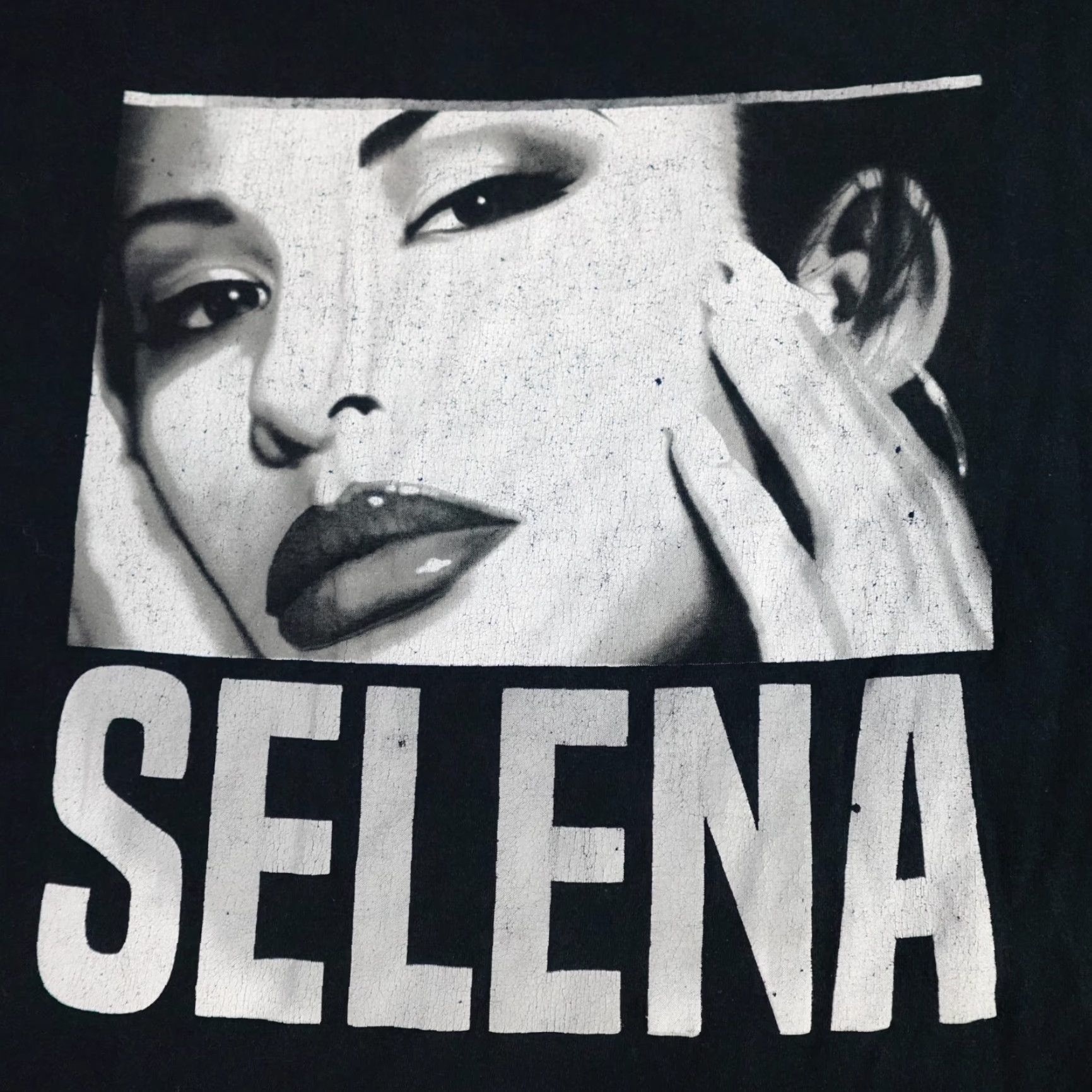 Vintage Selena T-Shirt 2XL Black Official 100% Cotton Mens Short Sleeve Size US XXL / EU 58 / 5 - 2 Thumbnail