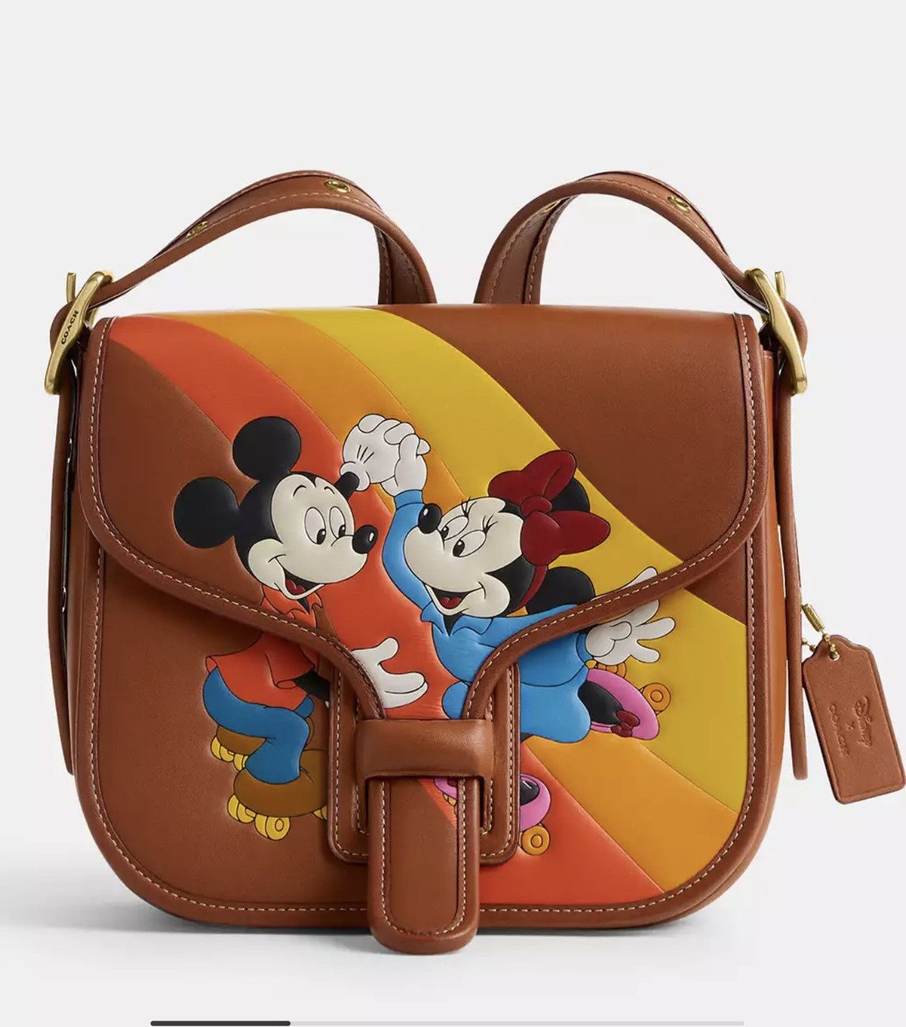 Coach Coach Courier Bag w/ Mickey & Minnie Mouse Disney CQ801 Size ONE SIZE - 1 Thumbnail