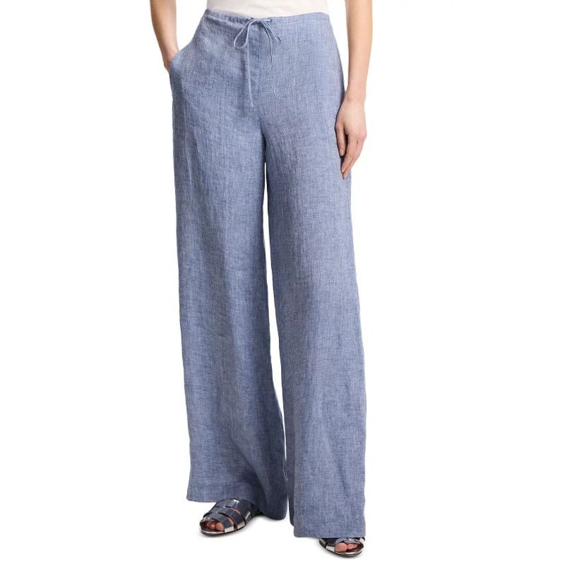 Theory Theory Blue Relaxed Pull-On Drawstring Pant Size Small Size 33" - 1 Thumbnail