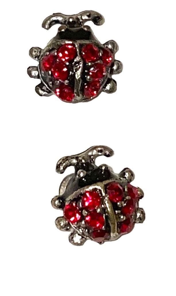 Swarovski Swarovski Crystal Mini Ladybug Earrings Size ONE SIZE - 1 Thumbnail