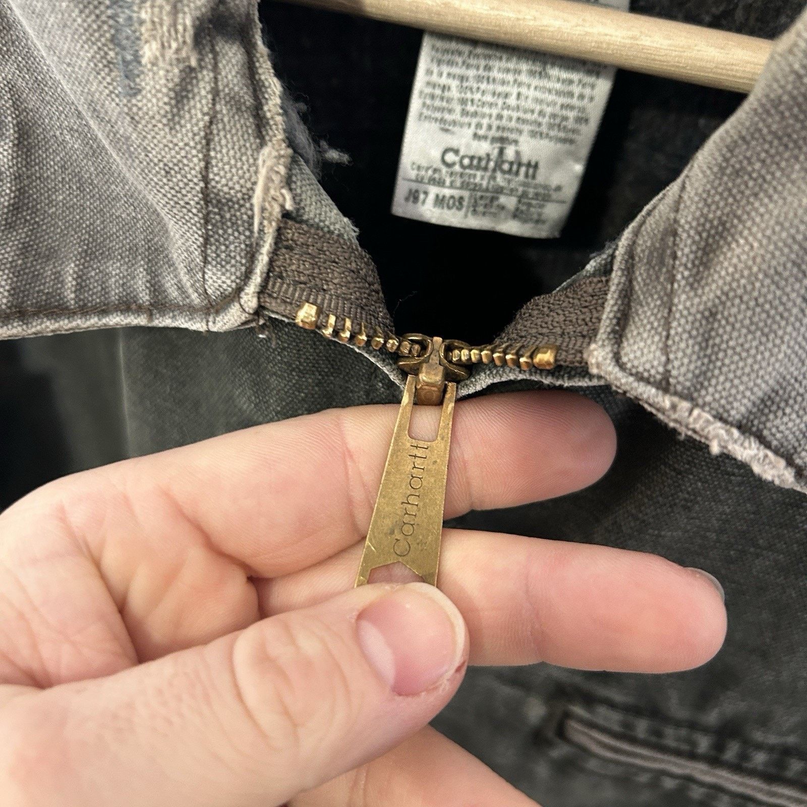 Carhartt Vintage Carhartt Blanket-Lined Detroit Jacket “Moss” J97 MOS Size US L / EU 52-54 / 3 - 18 Thumbnail