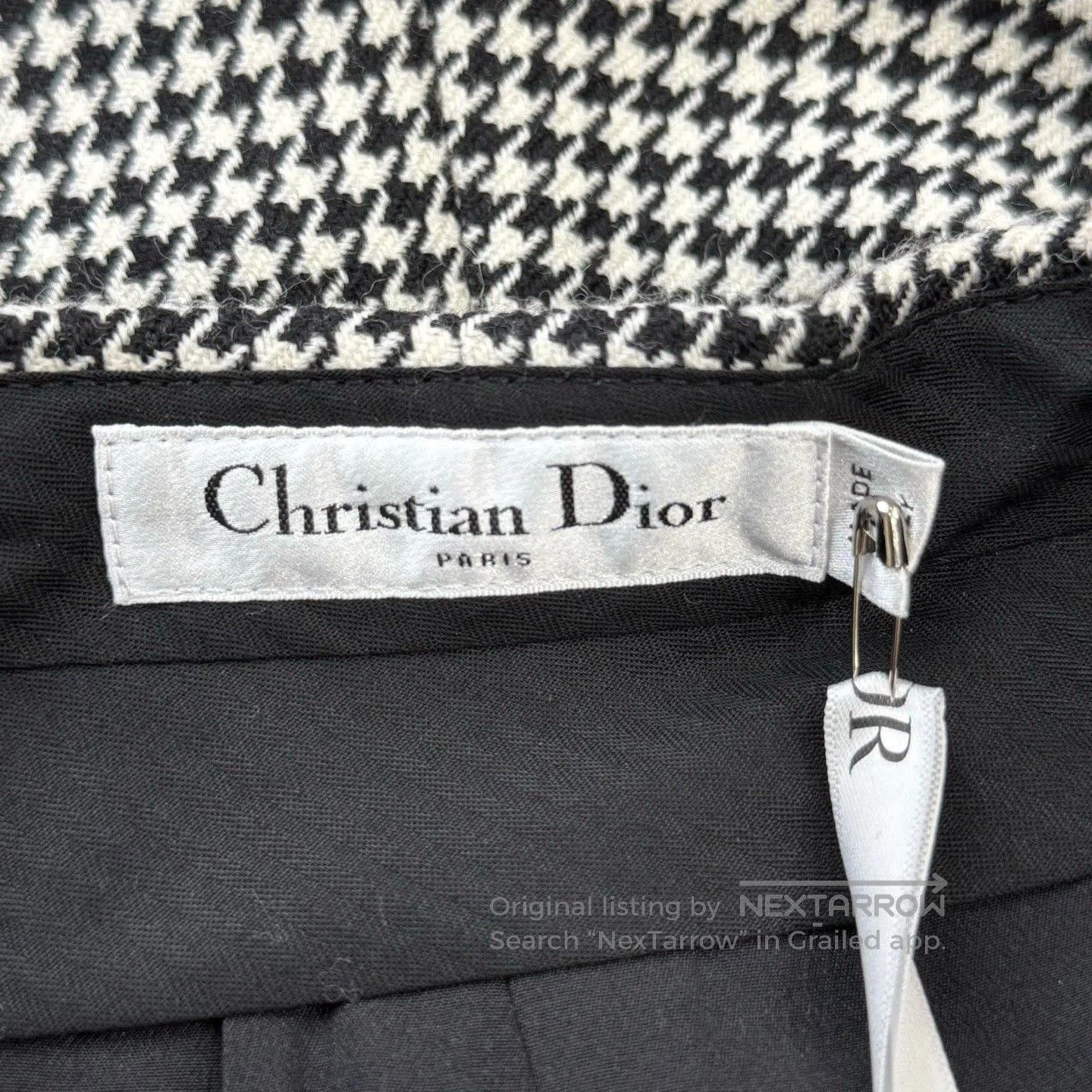 Dior Dior Houndstooth A. Size 33" - 4 Thumbnail