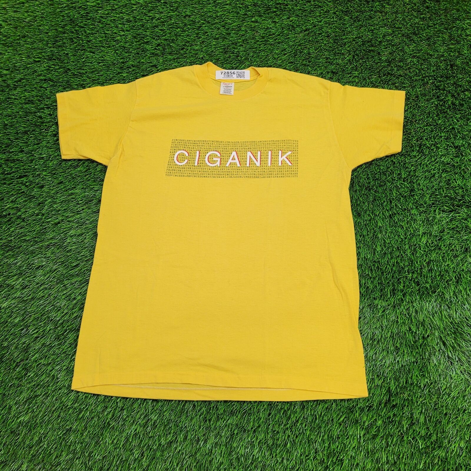 Vintage VTG 80s Stedman Sport-T Ciganik Shirt M/L USA Single-Stitch Size US L / EU 52-54 / 3 - 1 Thumbnail