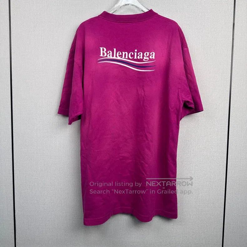 Balenciaga Balenciaga Classic Cola Logo Short Sleeve Size US XS / EU 42 / 0 - 4 Thumbnail