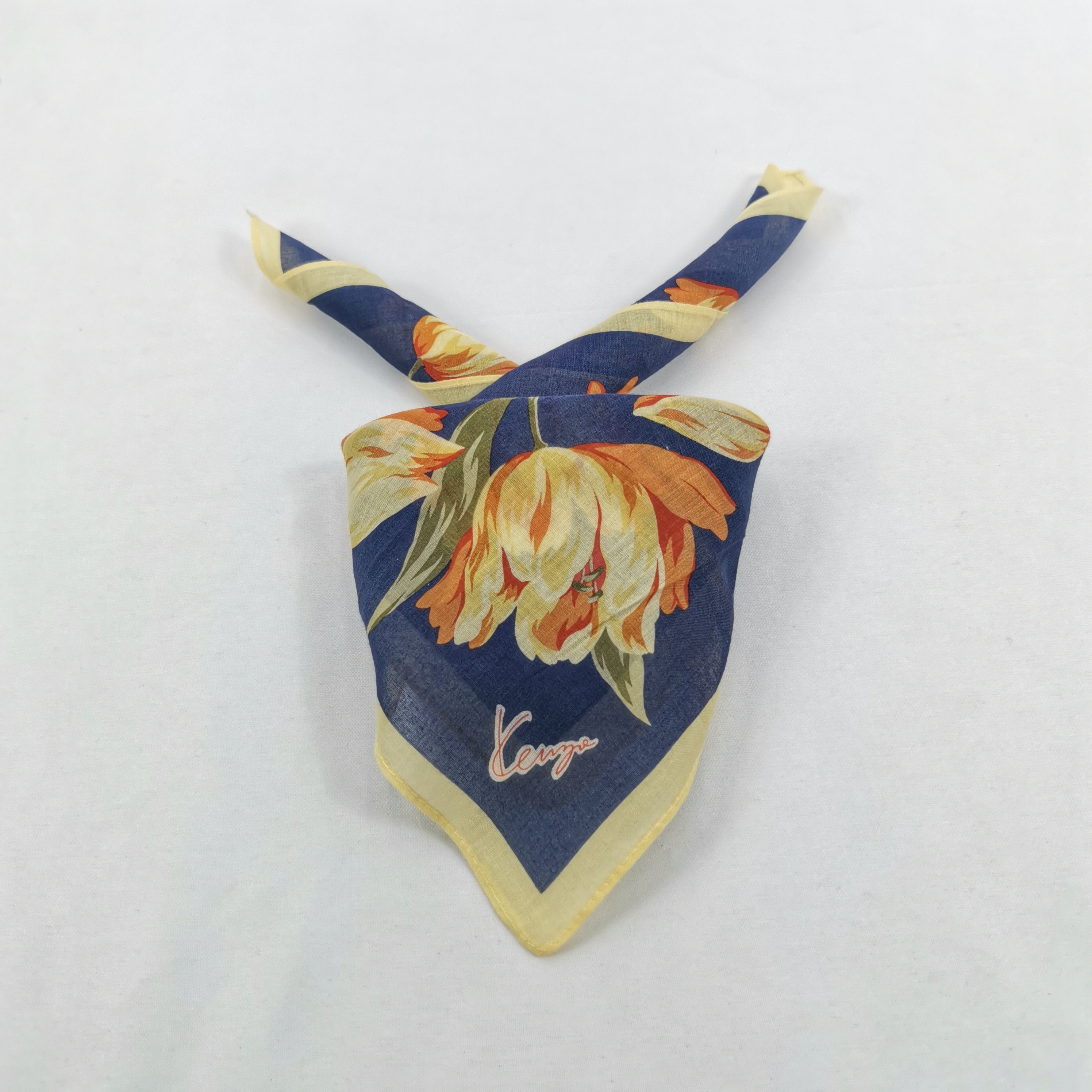 Kenzo Vintage Kenzo Handkerchief Bandana Pocket Square Size ONE SIZE - 4 Thumbnail