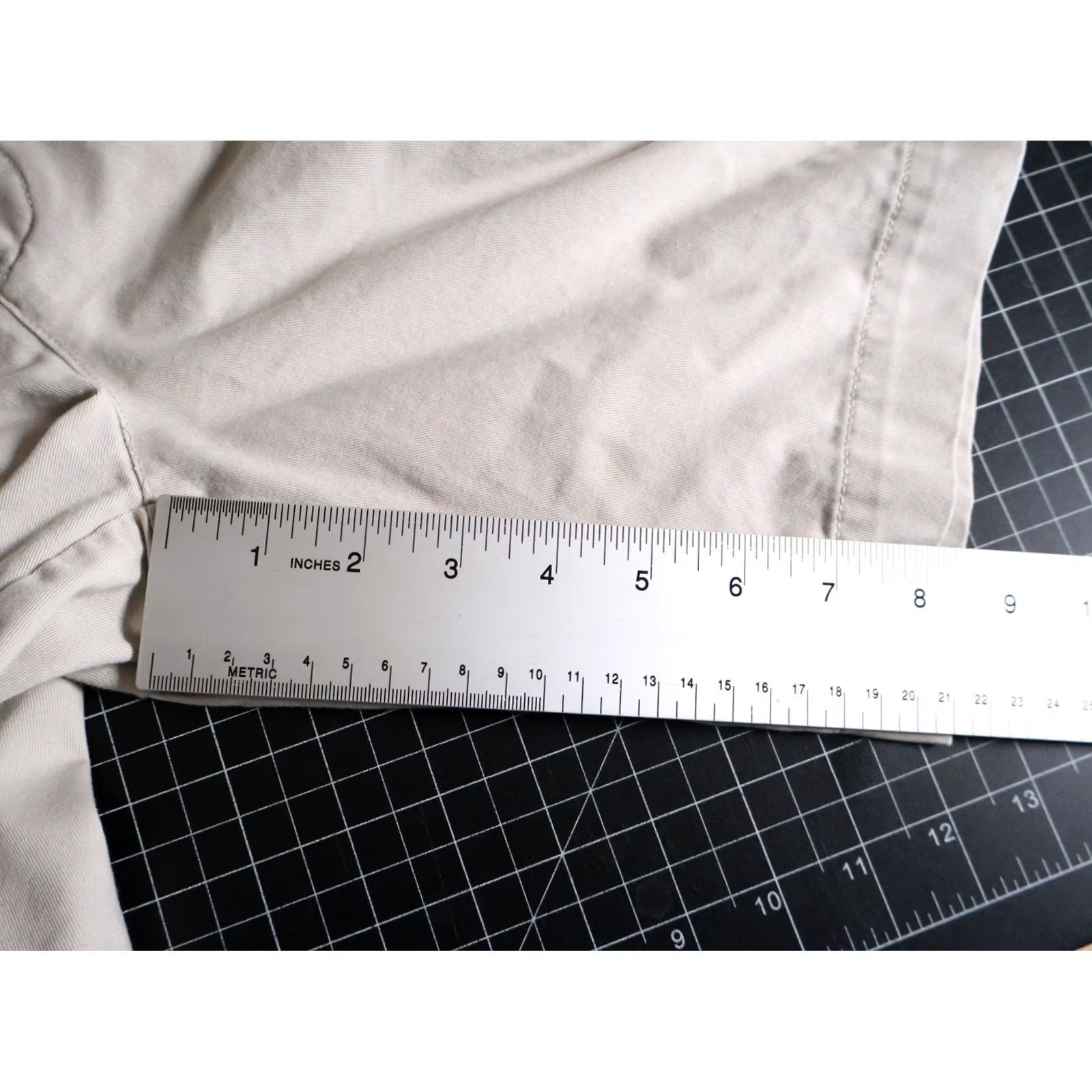 Polo Ralph Lauren Polo Ralph Lauren Pleated Shorts Men 33 X 8 Beige Tyler 100% Cotton (35 Tag) Size US XS / EU 42 / 0 - 7 Thumbnail