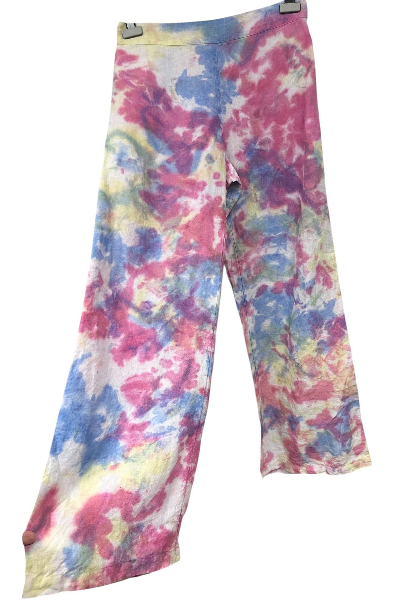120% Lino Linen multicolor pants Size 30" / US 8 / IT 44 - 2 Thumbnail