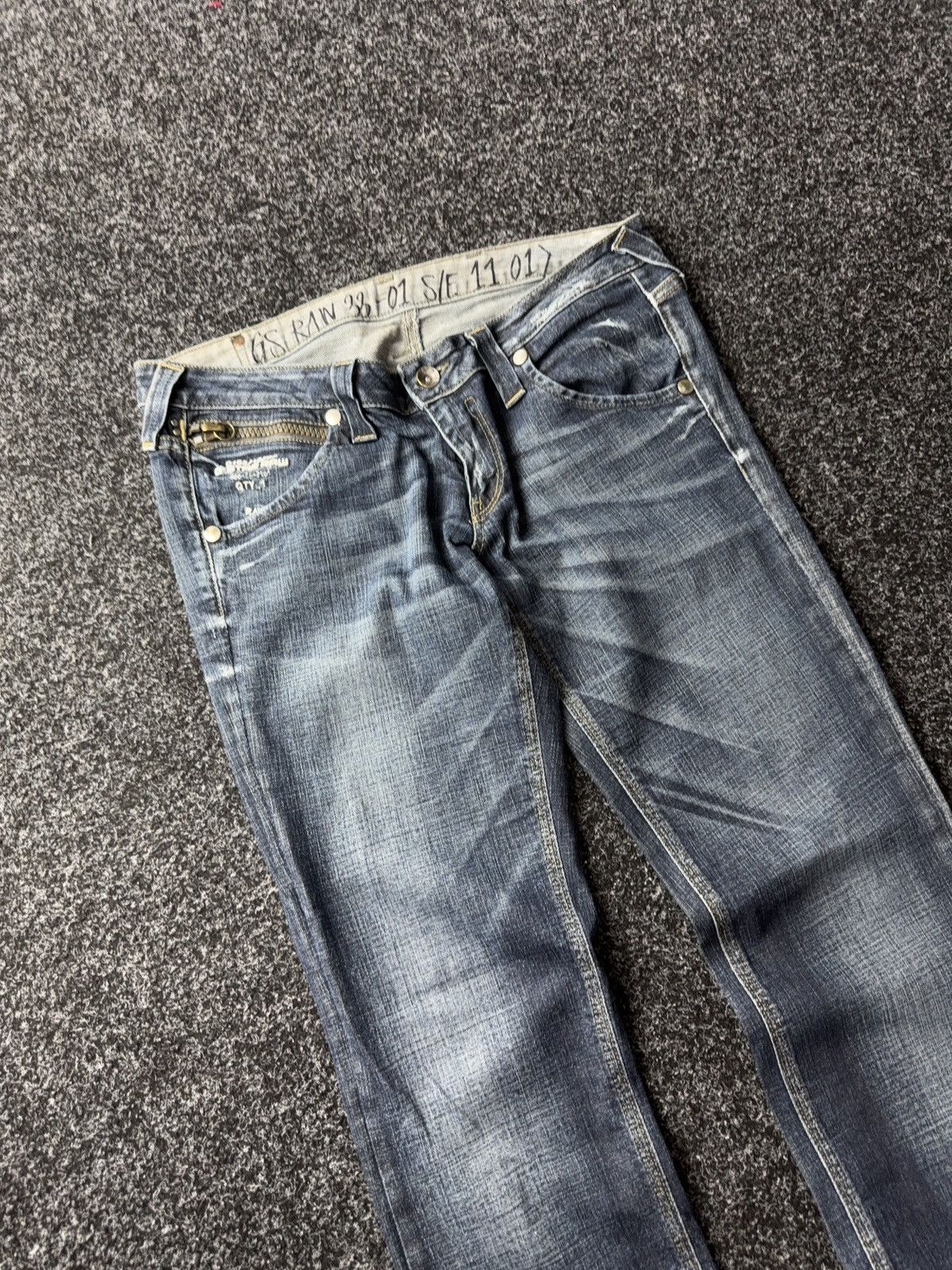 G-Star 🔥G Star PUNK OPIUM Retro Y2K BLUE GOTHIC JEANS Y2k goth Size 34" / US 12 / IT 48 - 3 Thumbnail