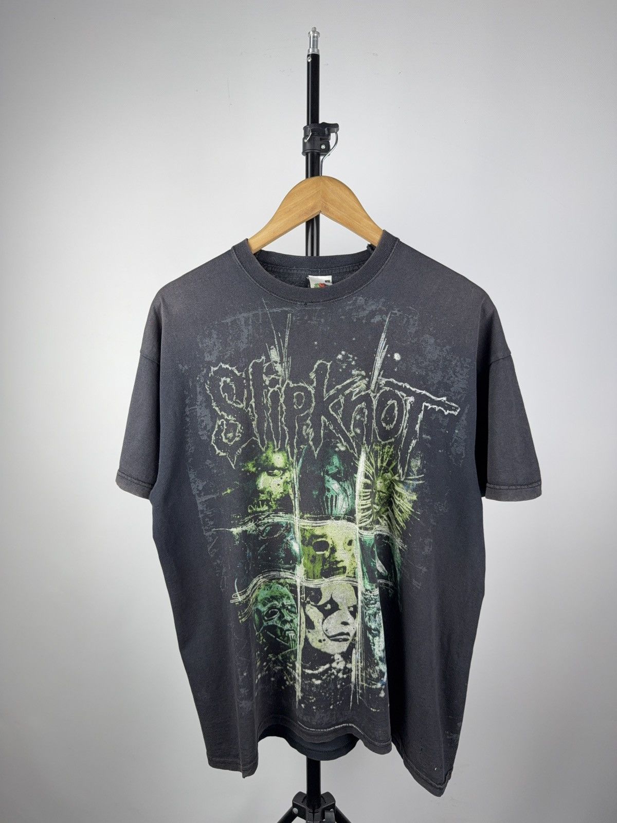 Vintage 2008 Slipknot Allover print Rock Distressed t-shirt