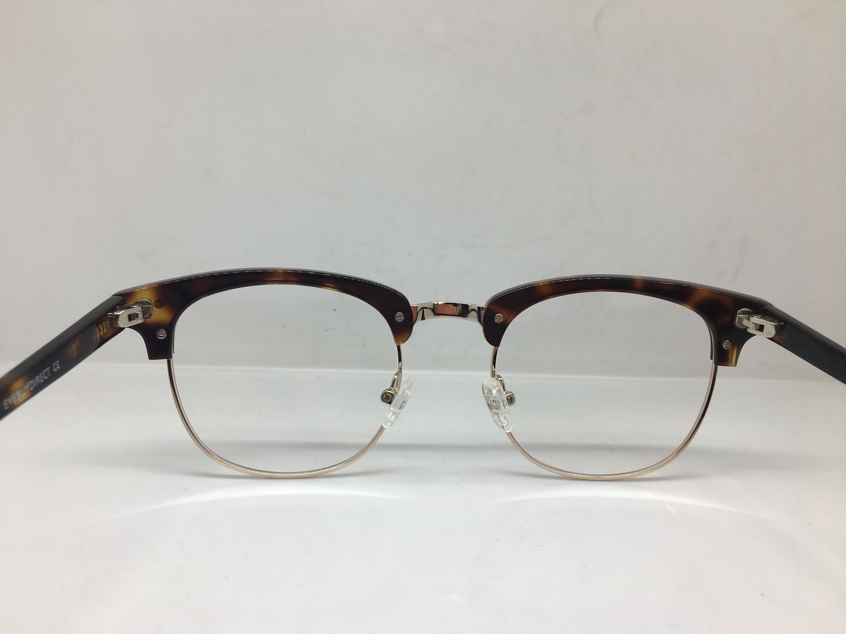 Other Eyebuydirect Borderline Tortoise Gold Malcolm X Eyeglasses Size ONE SIZE - 4 Thumbnail
