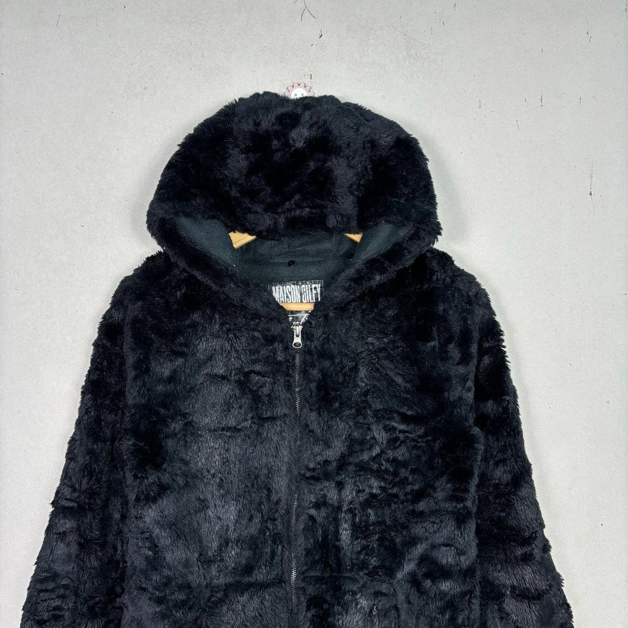 Le Grande Bleu (L.G.B.) Maison Gilfy Black Faux Fur Hoodie Jacket Size M Size US M / EU 48-50 / 2 - 3 Thumbnail