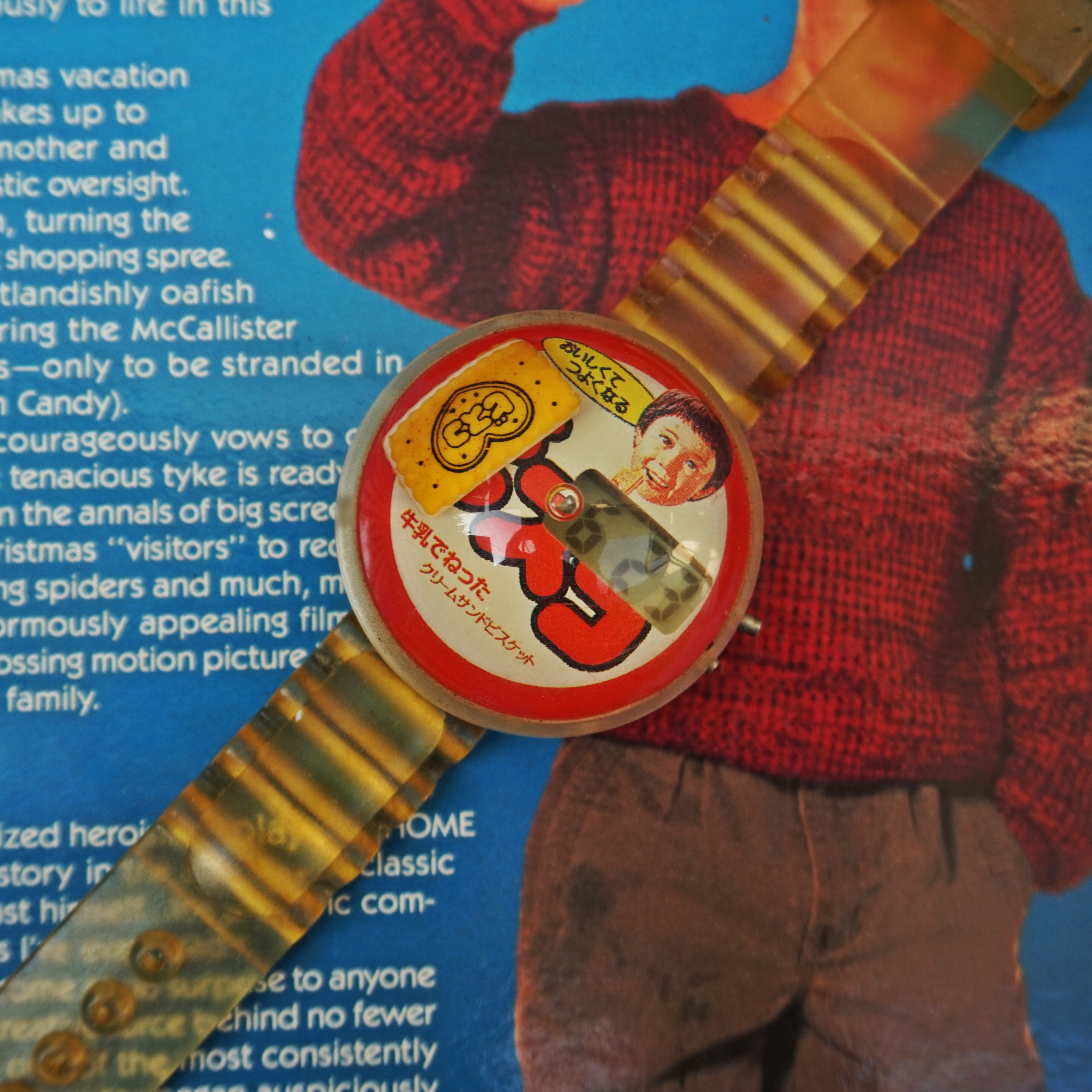 Japanese Brand rare! 80s Watch Merchandise Glico Biscuit Japan Size ONE SIZE - 1 Thumbnail