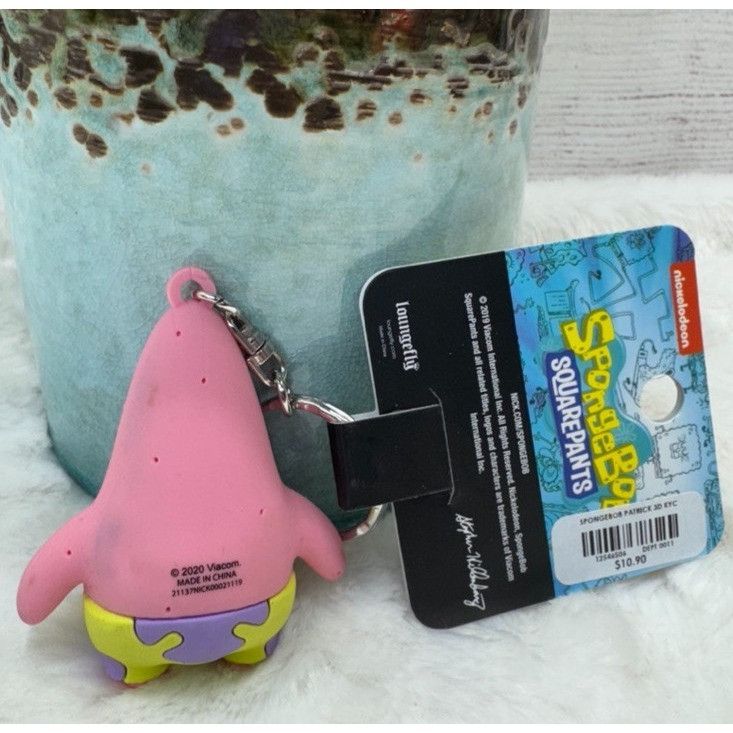 Nickelodeon Loungefly SpongeBob SquarePants PATRICK Keychain Size ONE SIZE - 2 Thumbnail