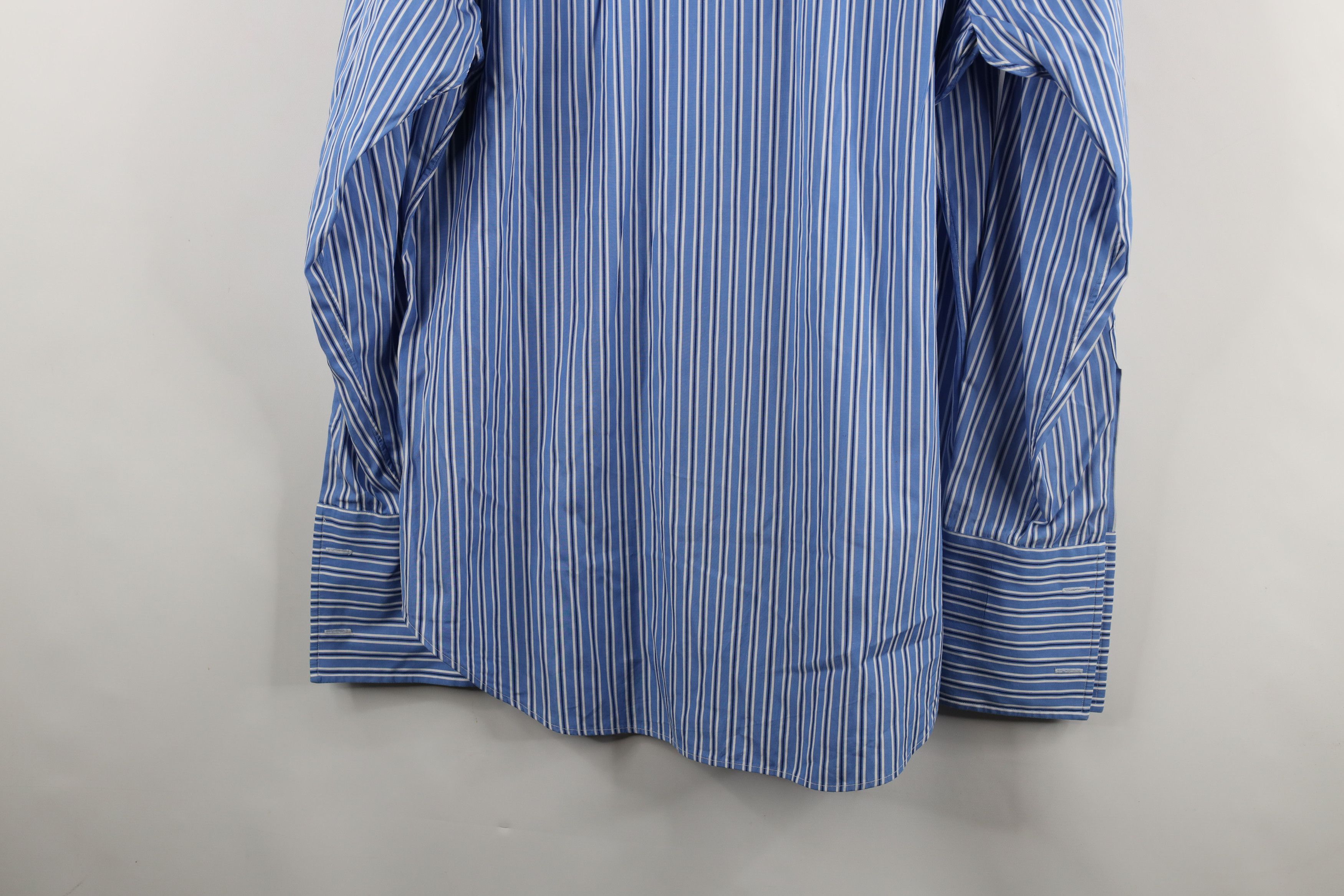 Ralph Lauren × Vintage Vintage Ralph Lauren Fit French Cuff Striped Button Shirt Size US M / EU 48-50 / 2 - 11 Thumbnail