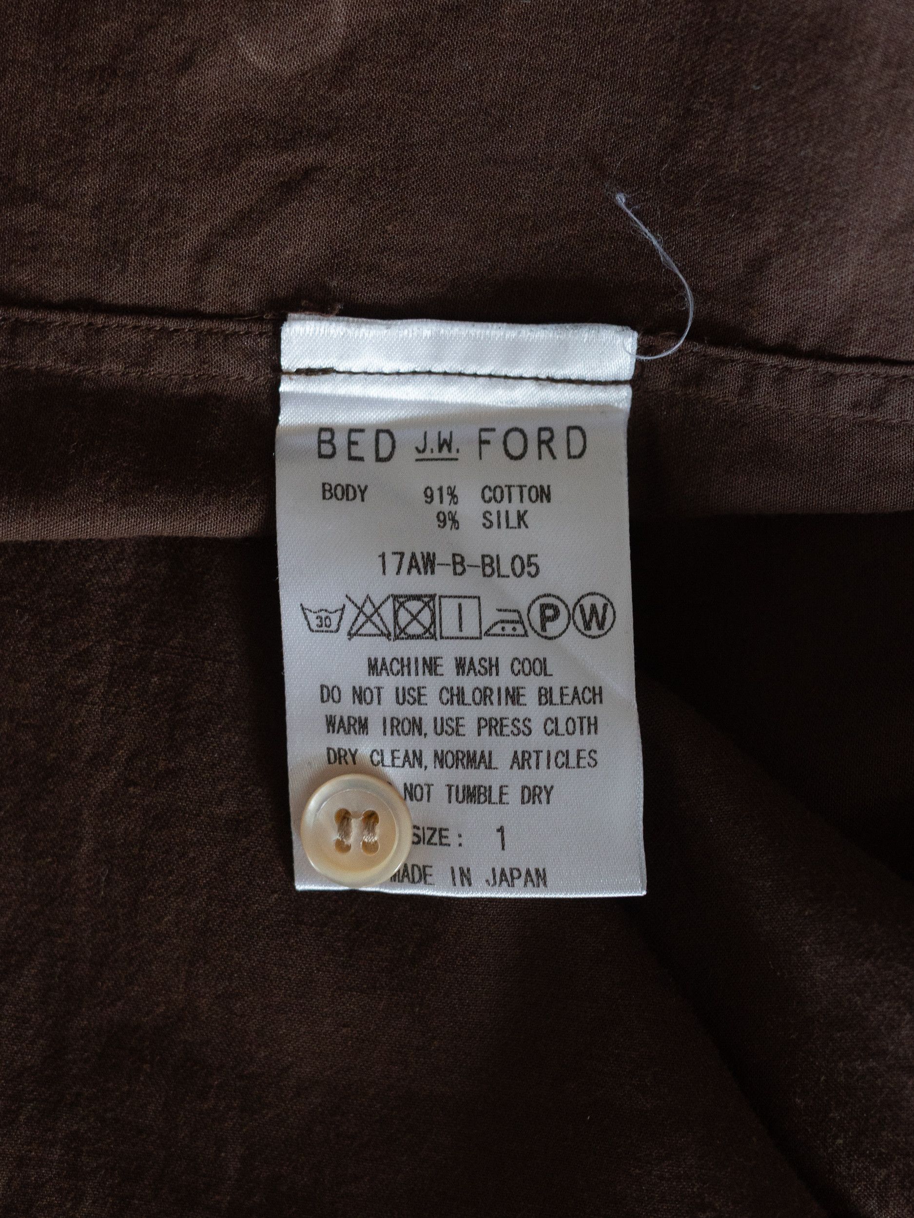 Bed j.w. Ford Mandarin Collar Shirt Size US S / EU 44-46 / 1 - 4 Thumbnail