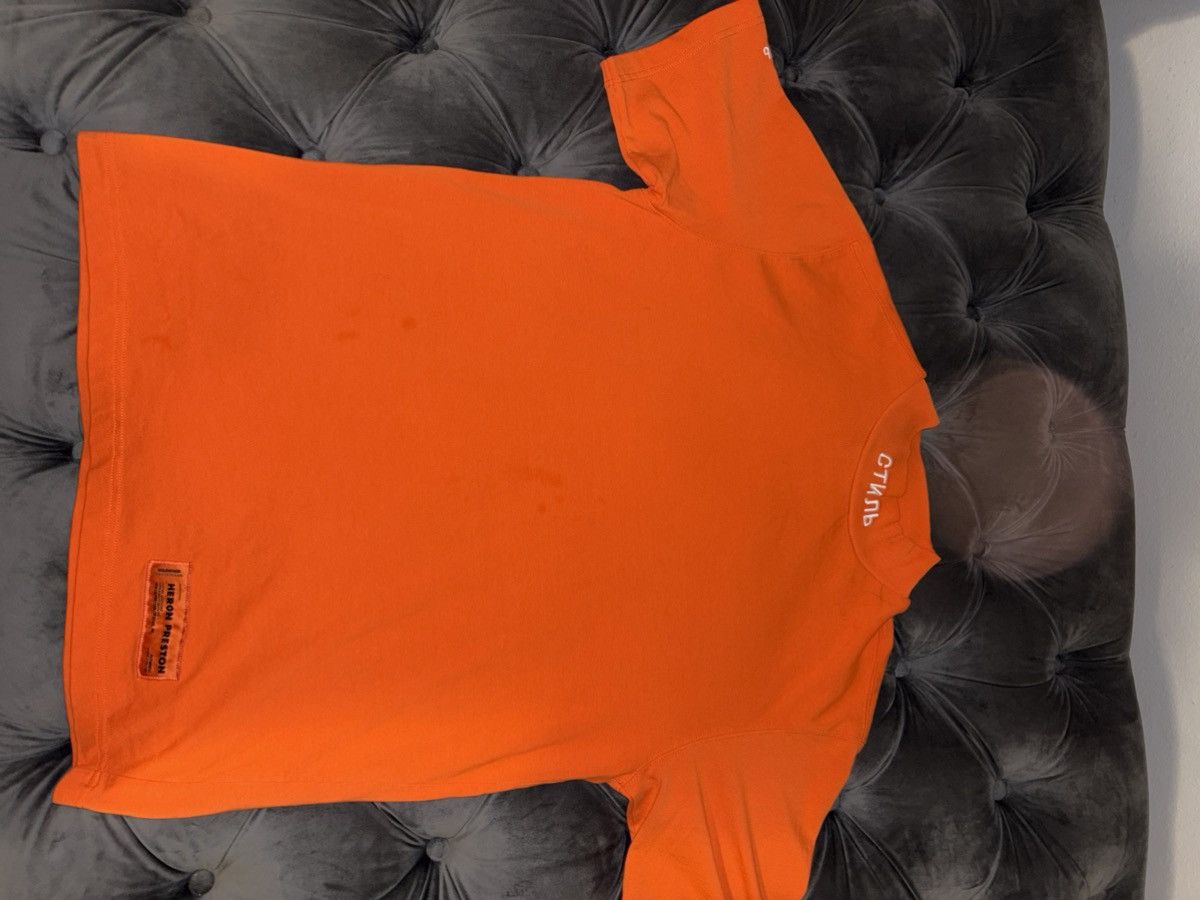 Designer × Heron Preston Heron Preston Logo-Patch High Neck T-Shirt - S Size US S / EU 44-46 / 1 - 2 Thumbnail