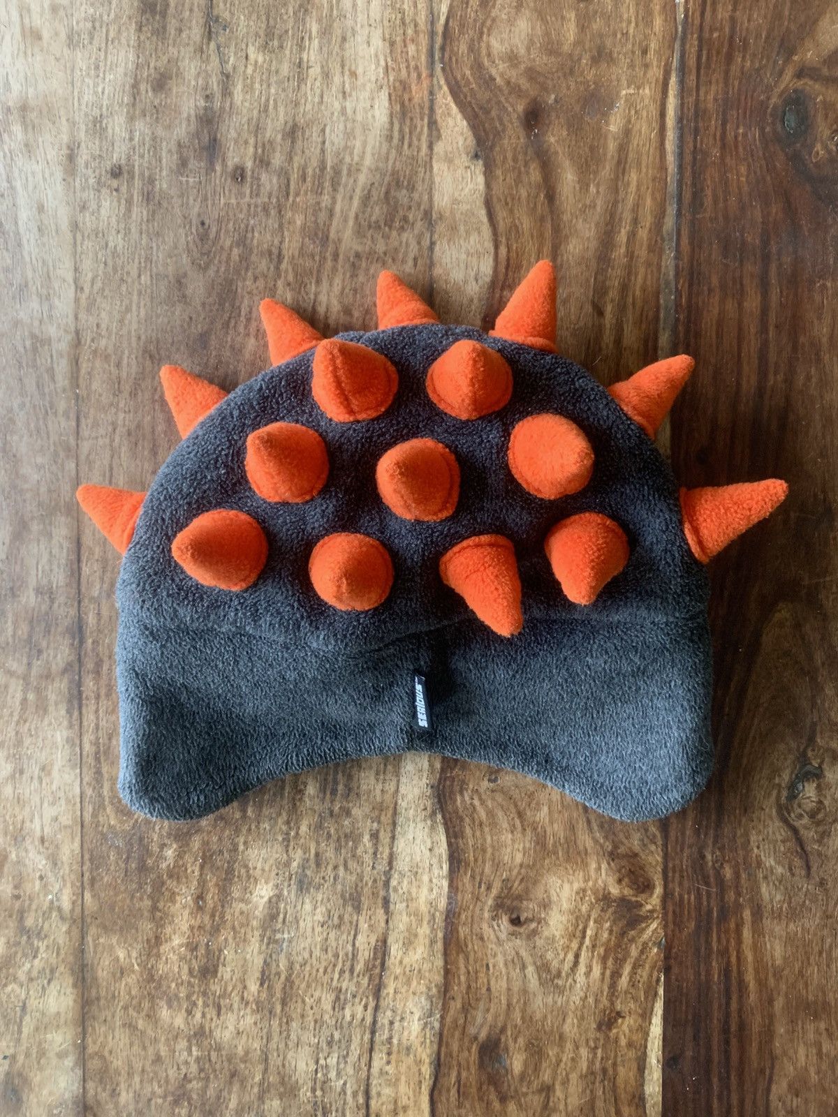 Fotus 2000s Ravewear Steiner Spiked Fleece Beanie grey Orange Size ONE SIZE - 2 Thumbnail