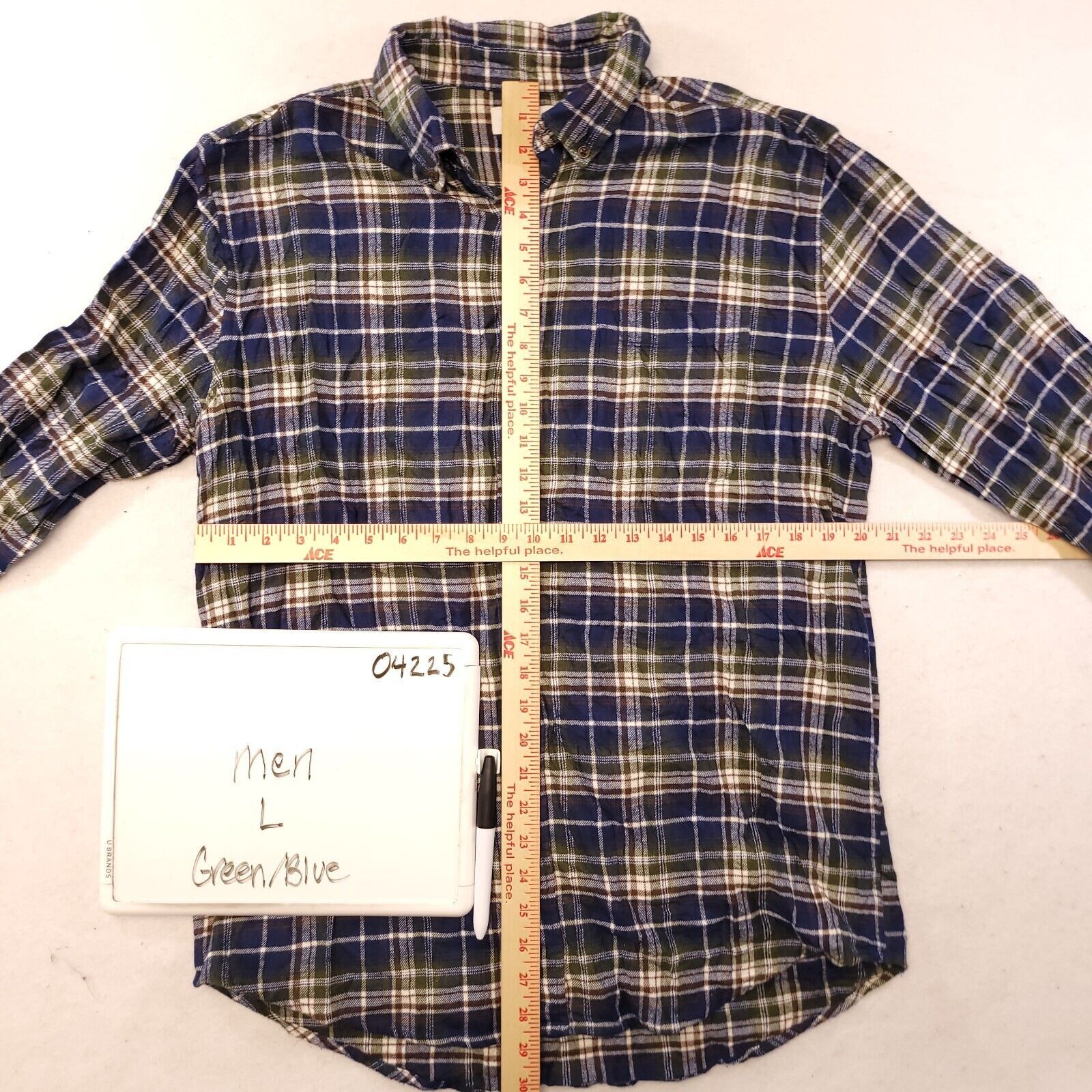 Sonoma Sonoma Madras Flannel Button Up Shirt Mens Size L Blue Size US L / EU 52-54 / 3 - 5 Thumbnail