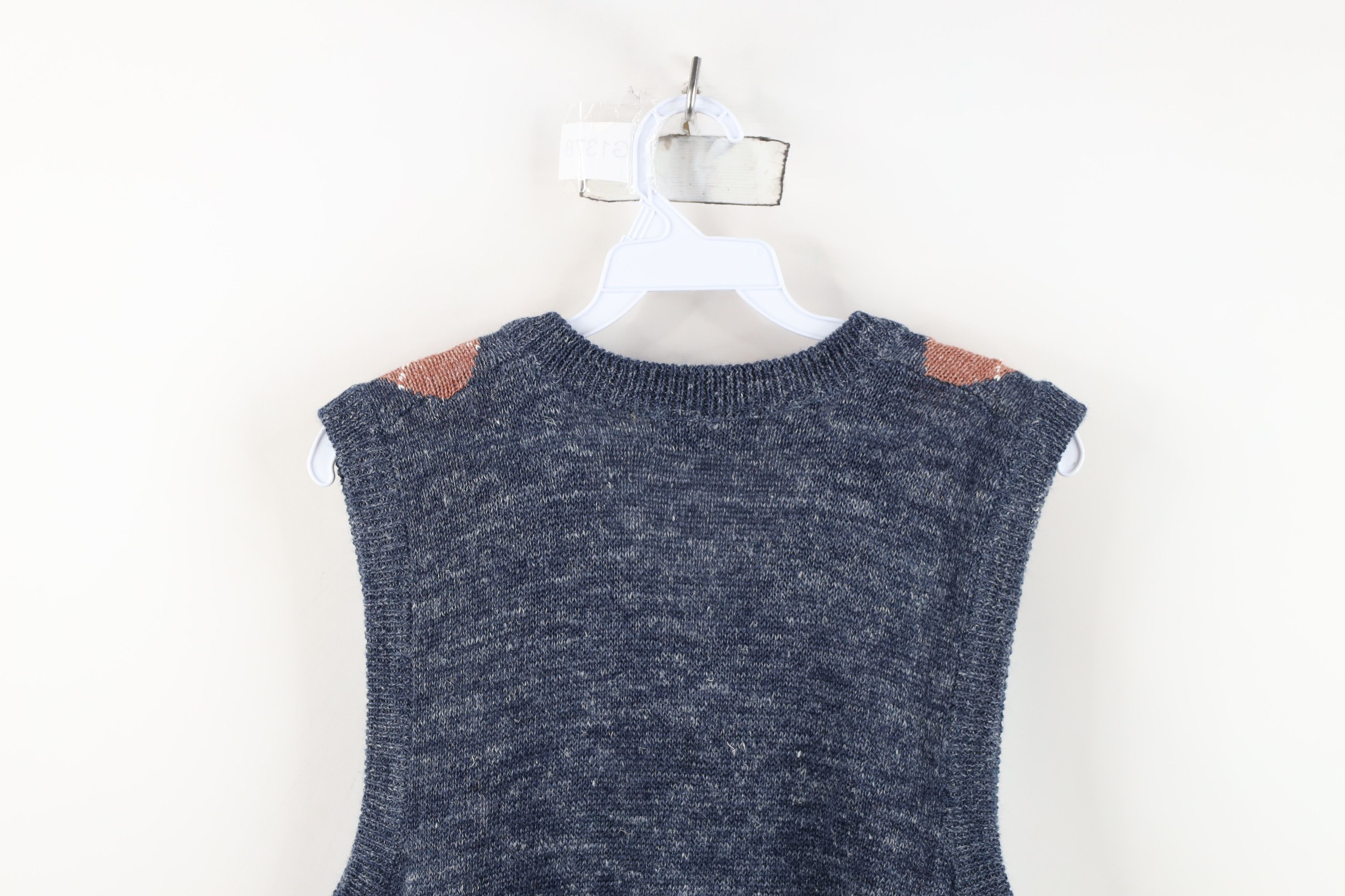 Vintage Vintage 90s Streetwear Argyle Diamond Knit Sweater Vest Size M / US 6-8 / IT 42-44 - 9 Thumbnail