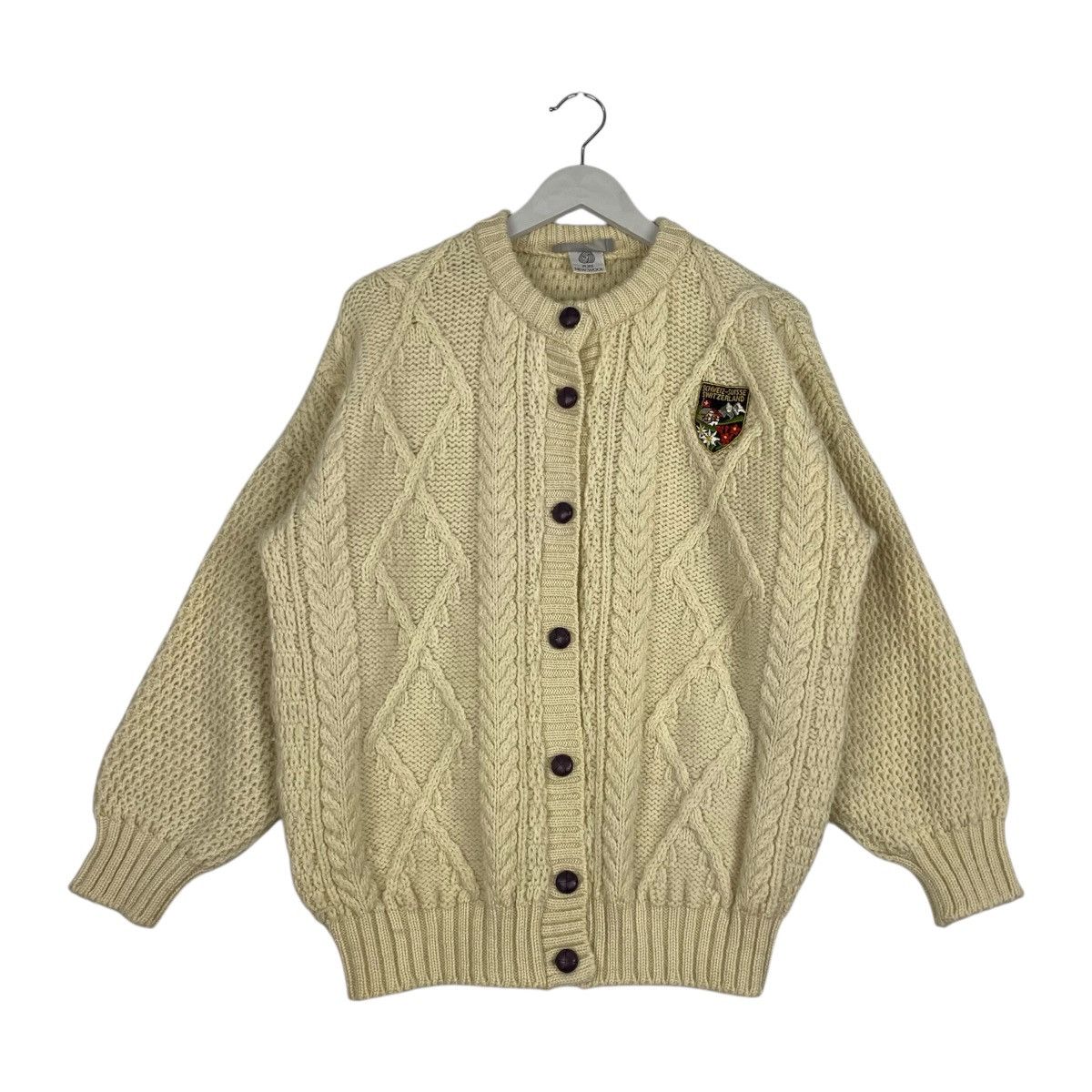 Vintage Cardigan Moffat Woollens Switzerland