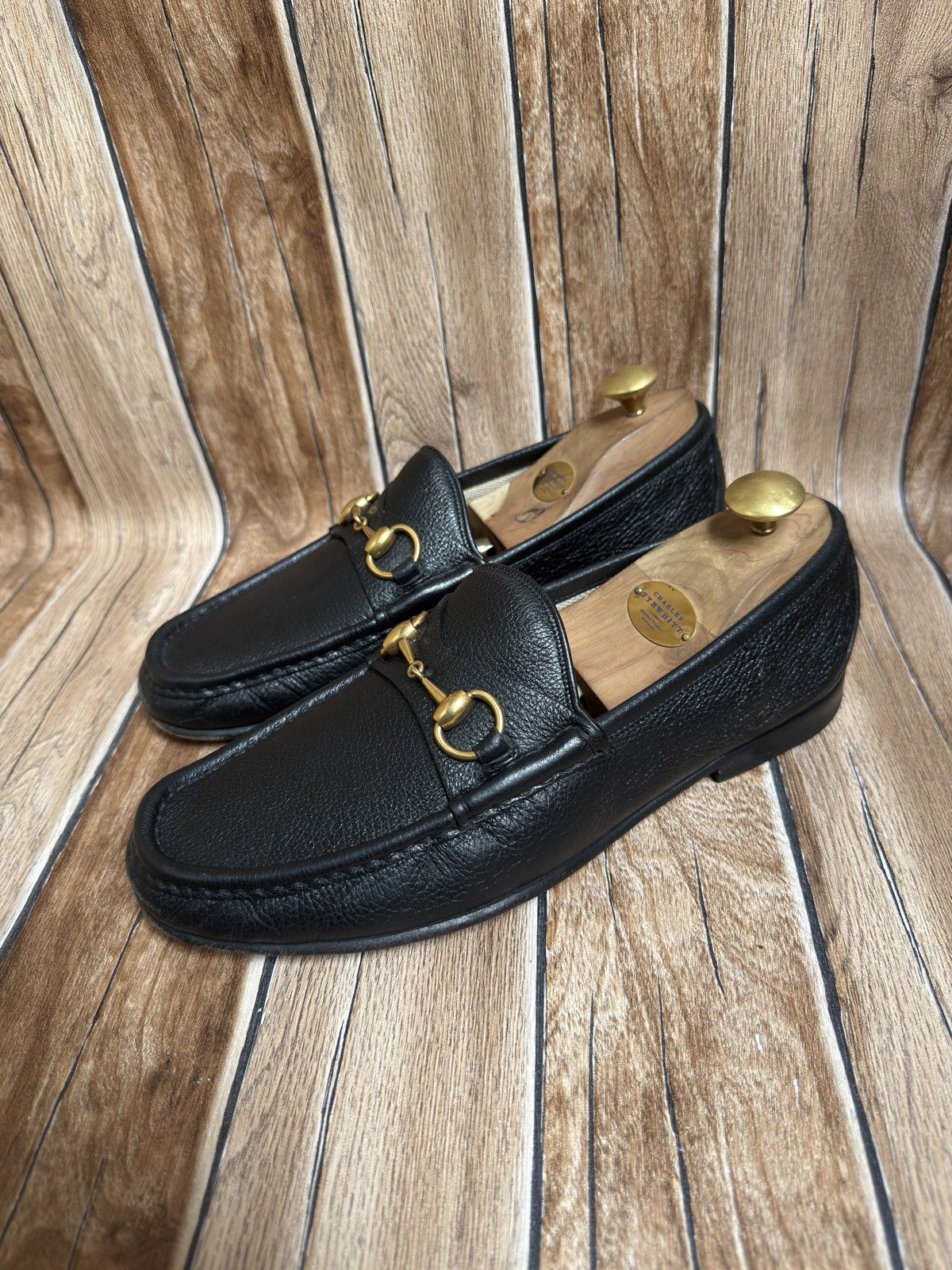 Gucci × Vintage 1953 horsebit grain loafers Size US 8 / EU 41 - 1 Thumbnail