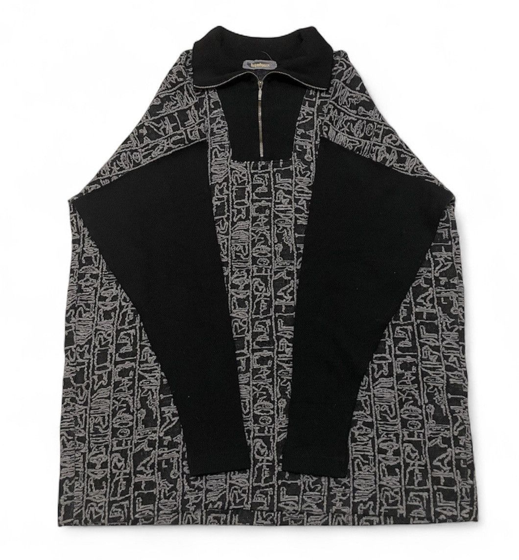 Issey Miyake Vtg 80s Issey Miyake Oversized Script Knit Set Size US M / EU 48-50 / 2 - 3 Thumbnail