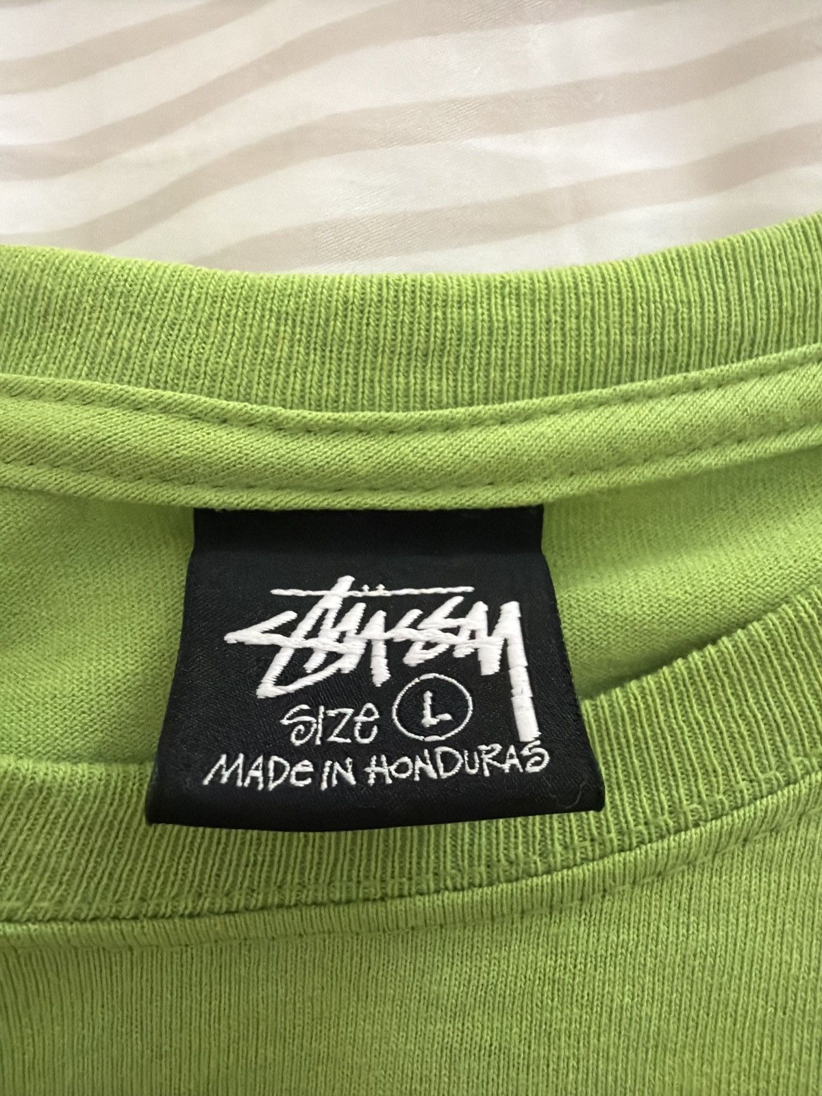 Stussy Green Stussy Basic Logo T Size US L / EU 52-54 / 3 - 3 Thumbnail