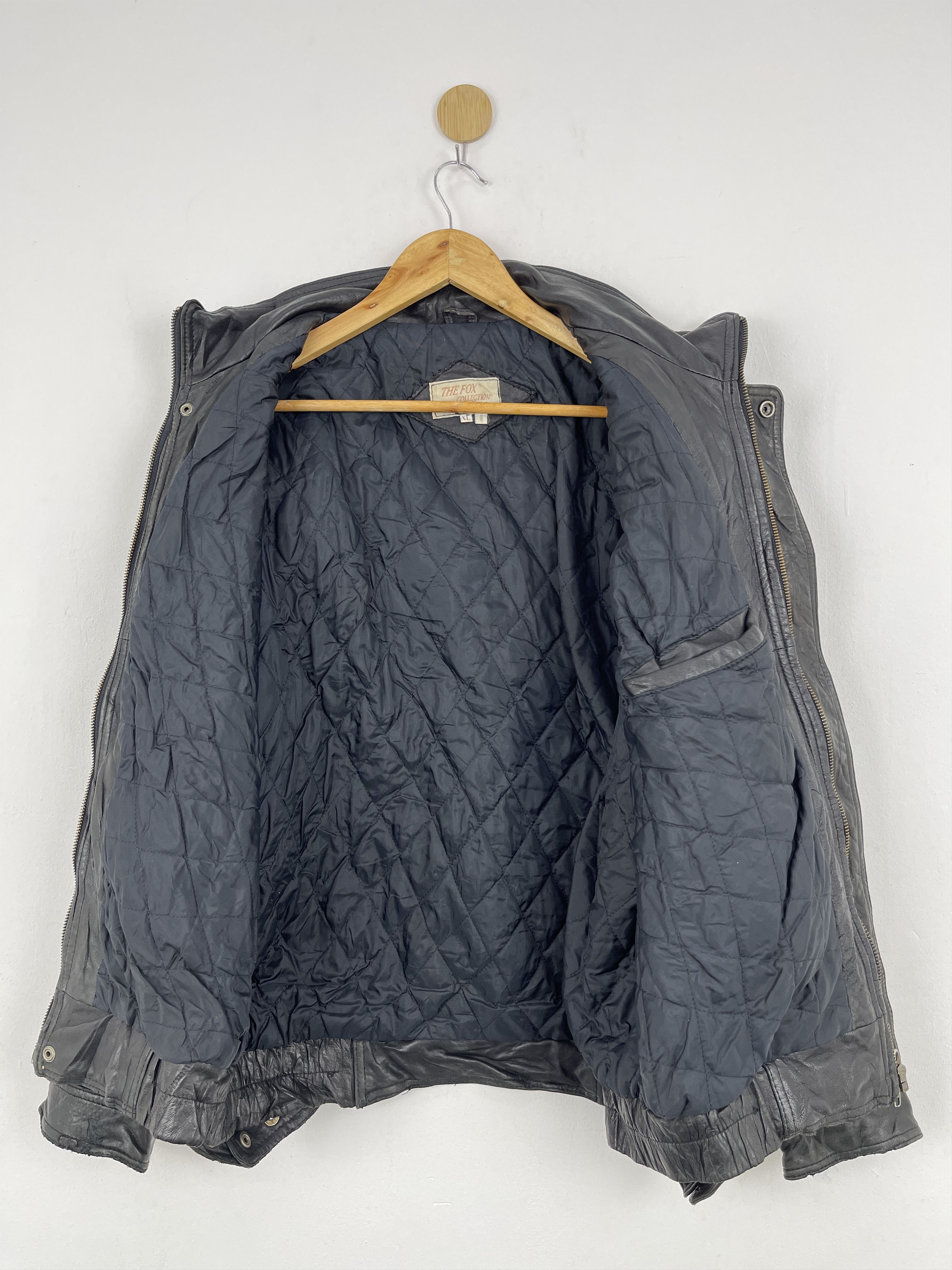 Japanese Brand Vtg Japanese Brand The Fox Collection Leather Jacket JA0083 Size US XL / EU 56 / 4 - 7 Thumbnail