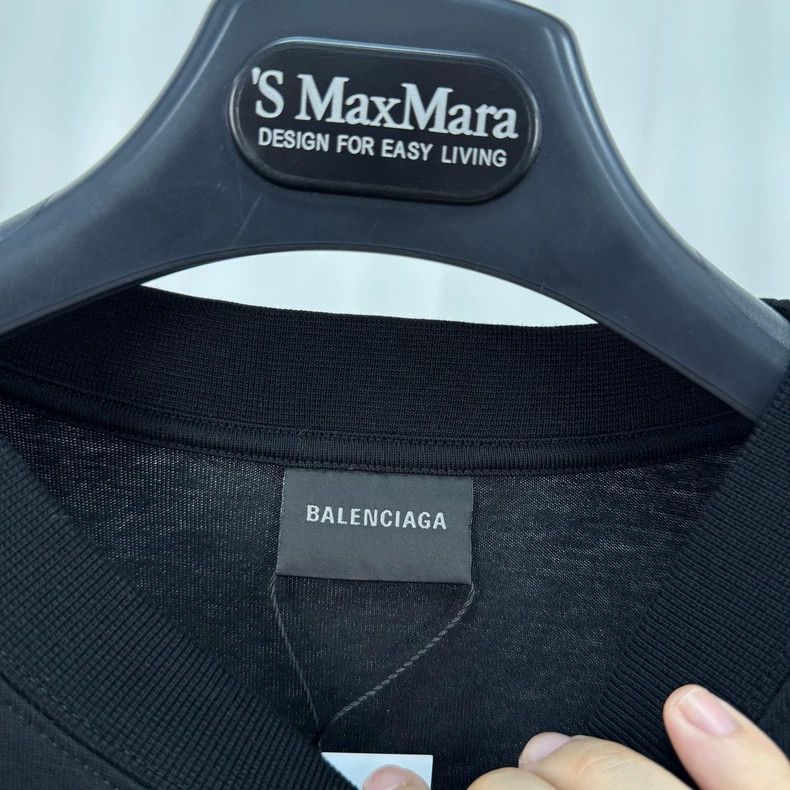 Balenciaga Balenciaga Reversed printed monogram short sleeves Size US XS / EU 42 / 0 - 5 Thumbnail