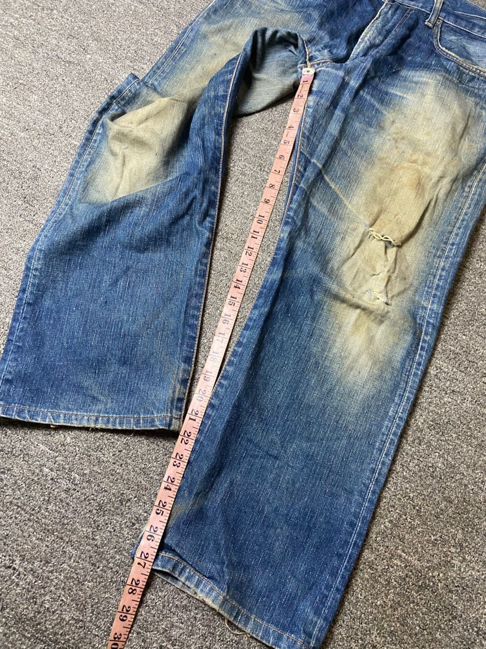 Edwin EDWIN 503 Distressed Denim Jeans (164) Size US 37 - 10 Thumbnail
